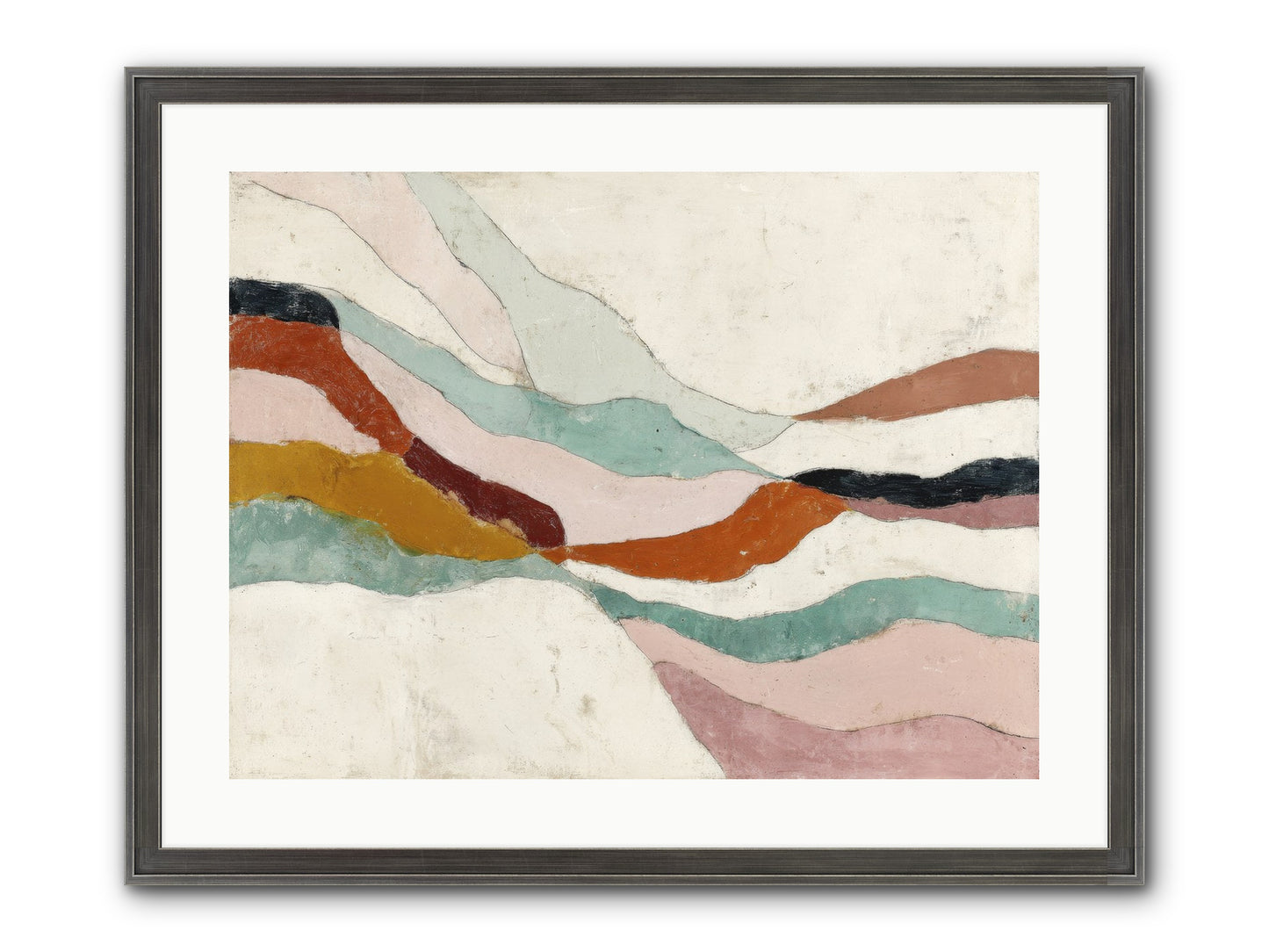 Vernal Framed Print - Slimwoods Black/Silver 24x18