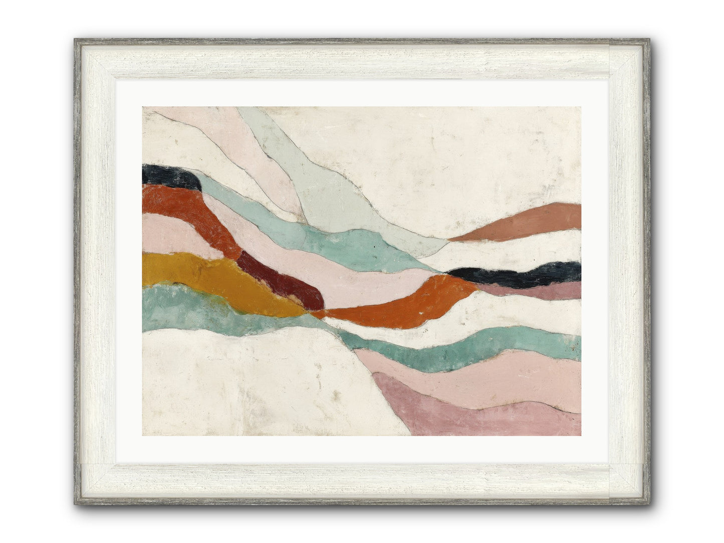 Vernal Framed Print - Driftwood White 32x24