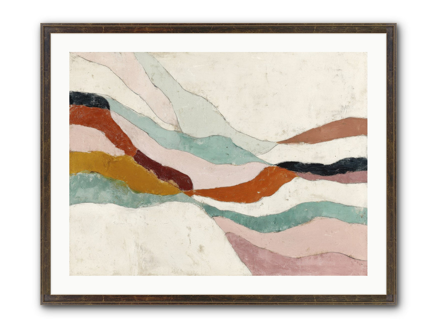 Vernal Framed Print - Slimwoods Black/Gold 32x24