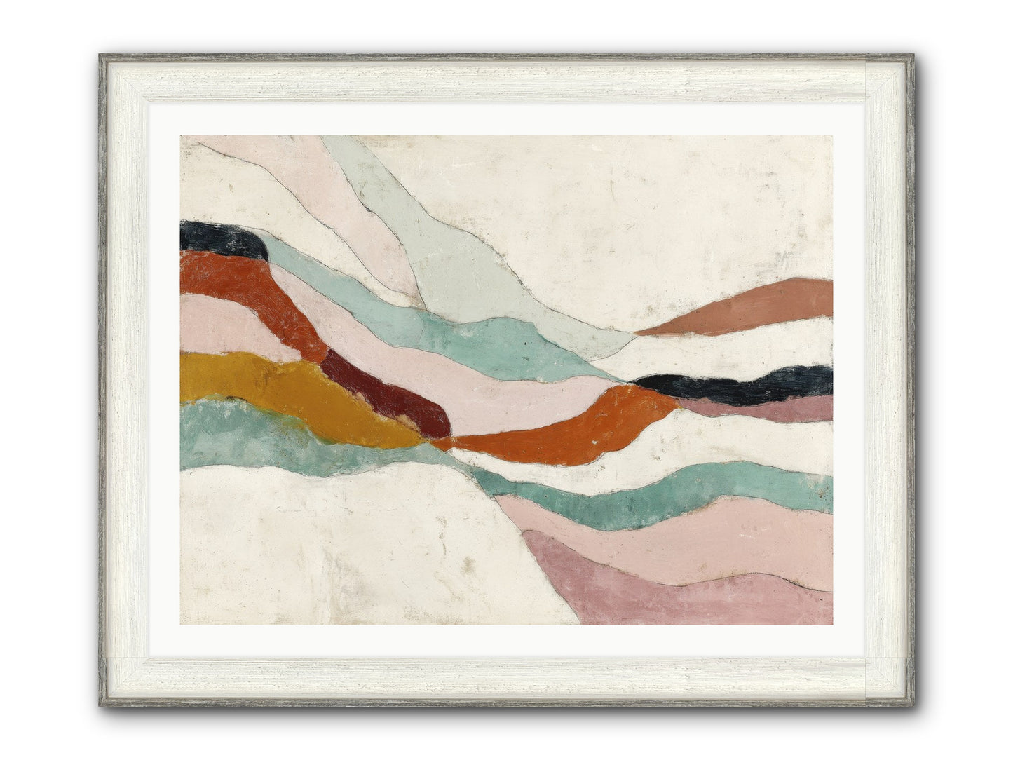 Vernal Framed Print - Driftwood White 40x30
