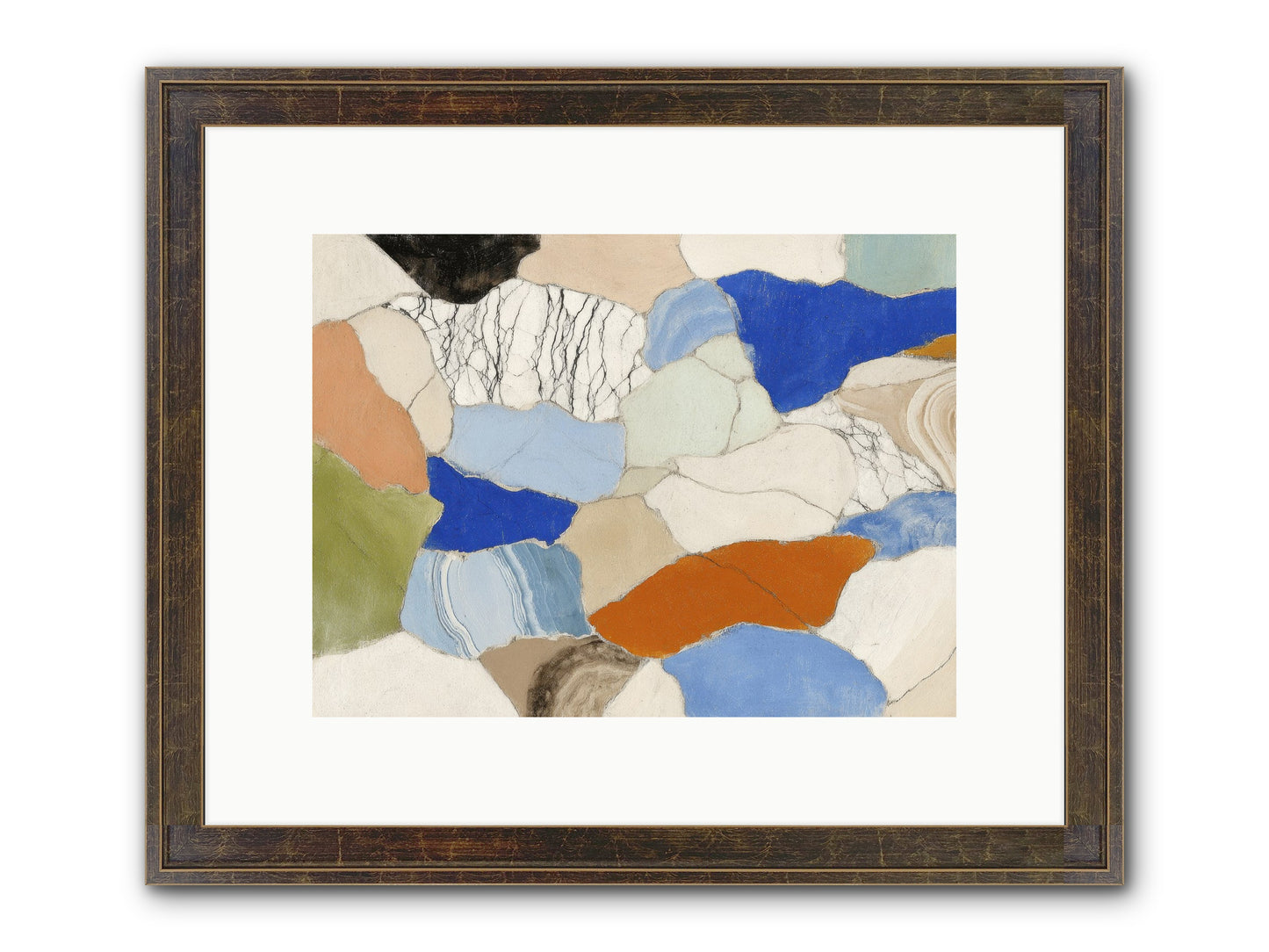 Vesper Framed Print - Slimwoods Black/Gold 12x9
