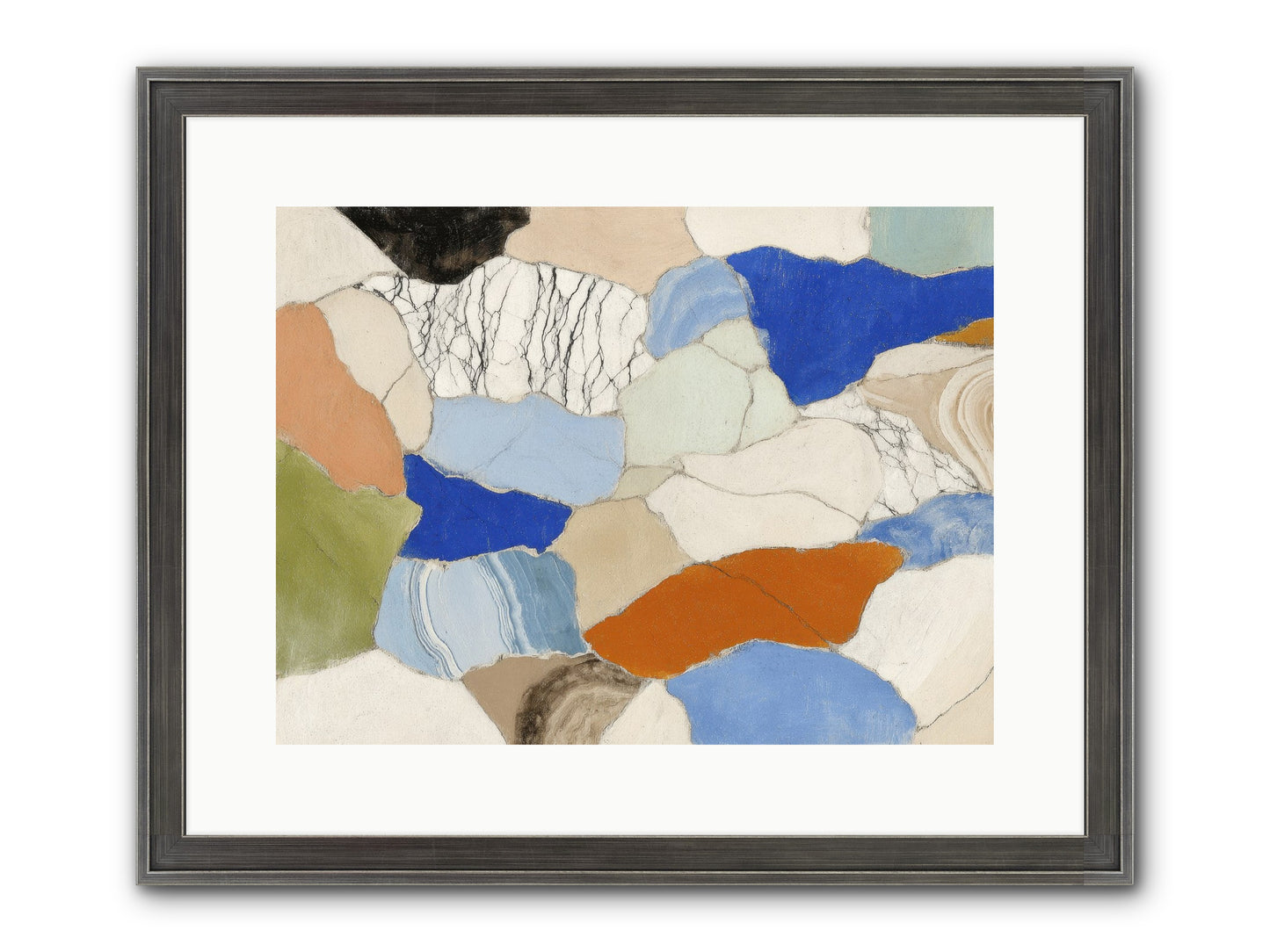 Vesper Framed Print - Slimwoods Black/Silver 16x12