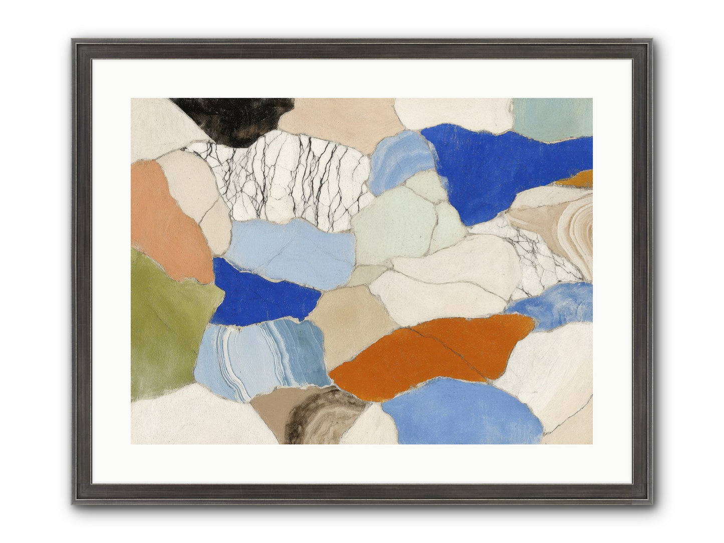 Vesper Framed Print - Slimwoods Black/Silver 24x18