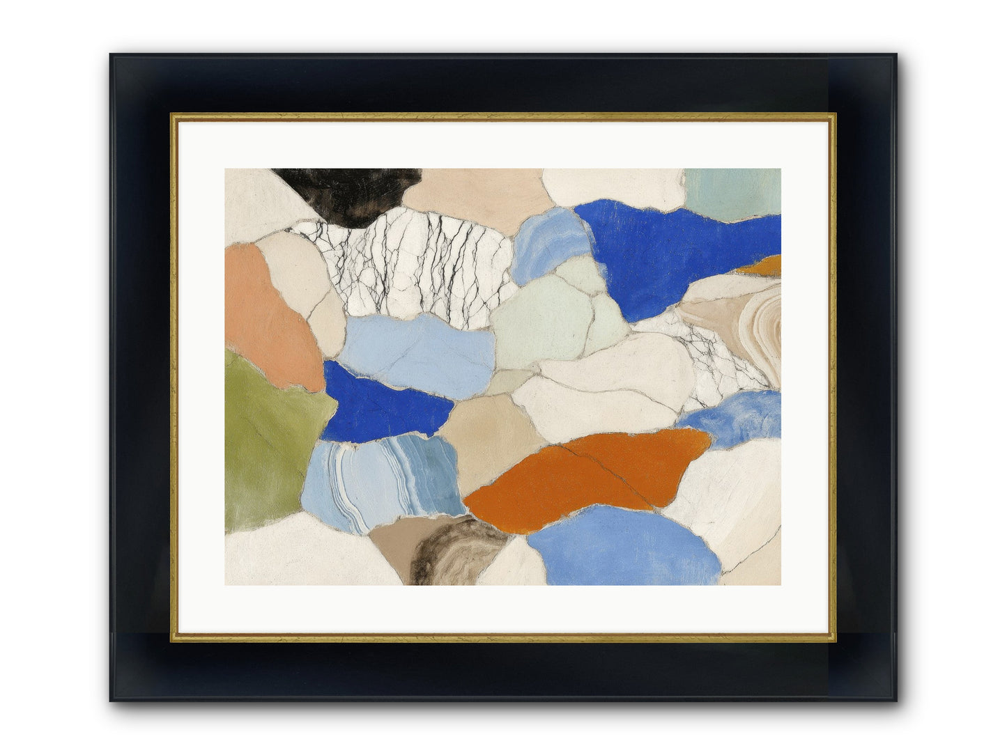 Vesper Framed Print - Wide Black w/Gold 24x18