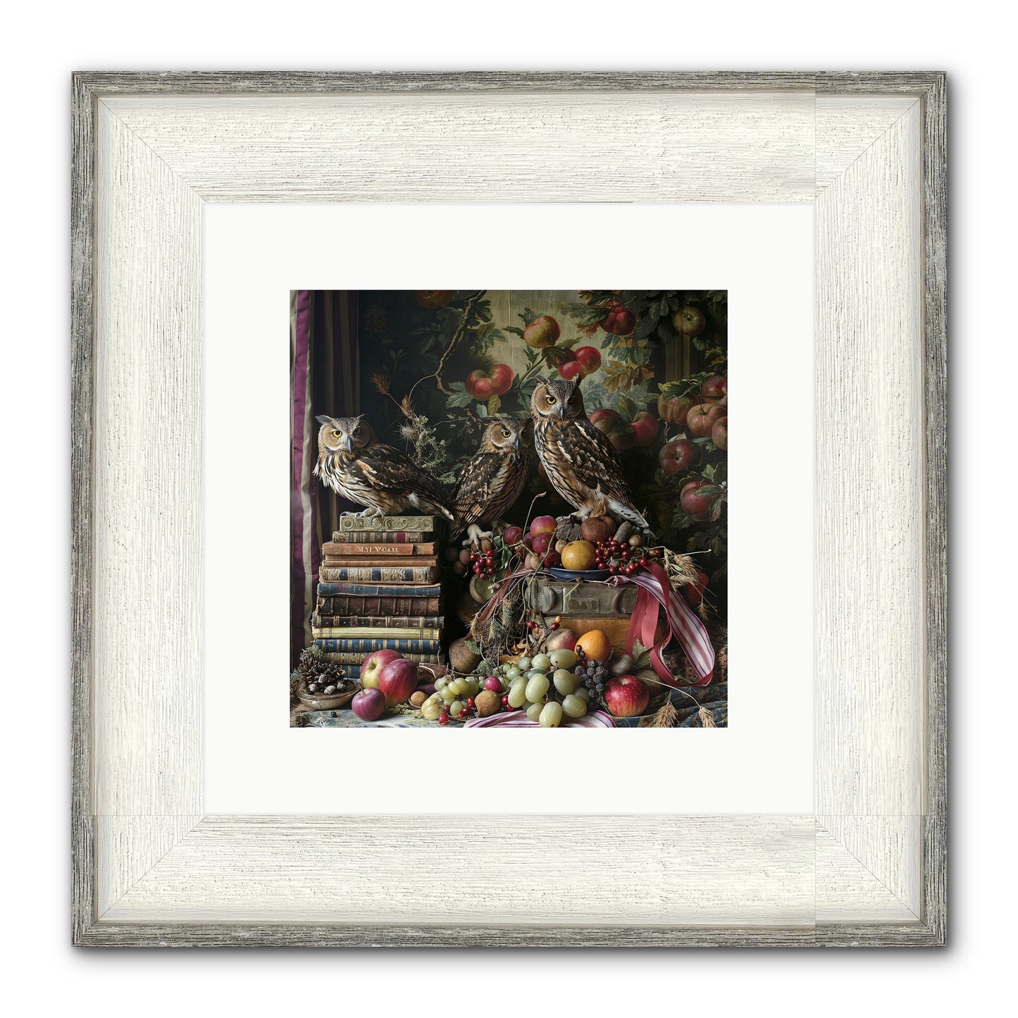 Vestige Of Solitude Framed Print - Driftwood White 10x10