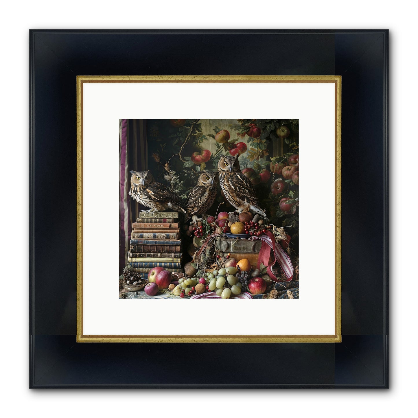 Vestige Of Solitude Framed Print - Wide Black w/Gold 10x10