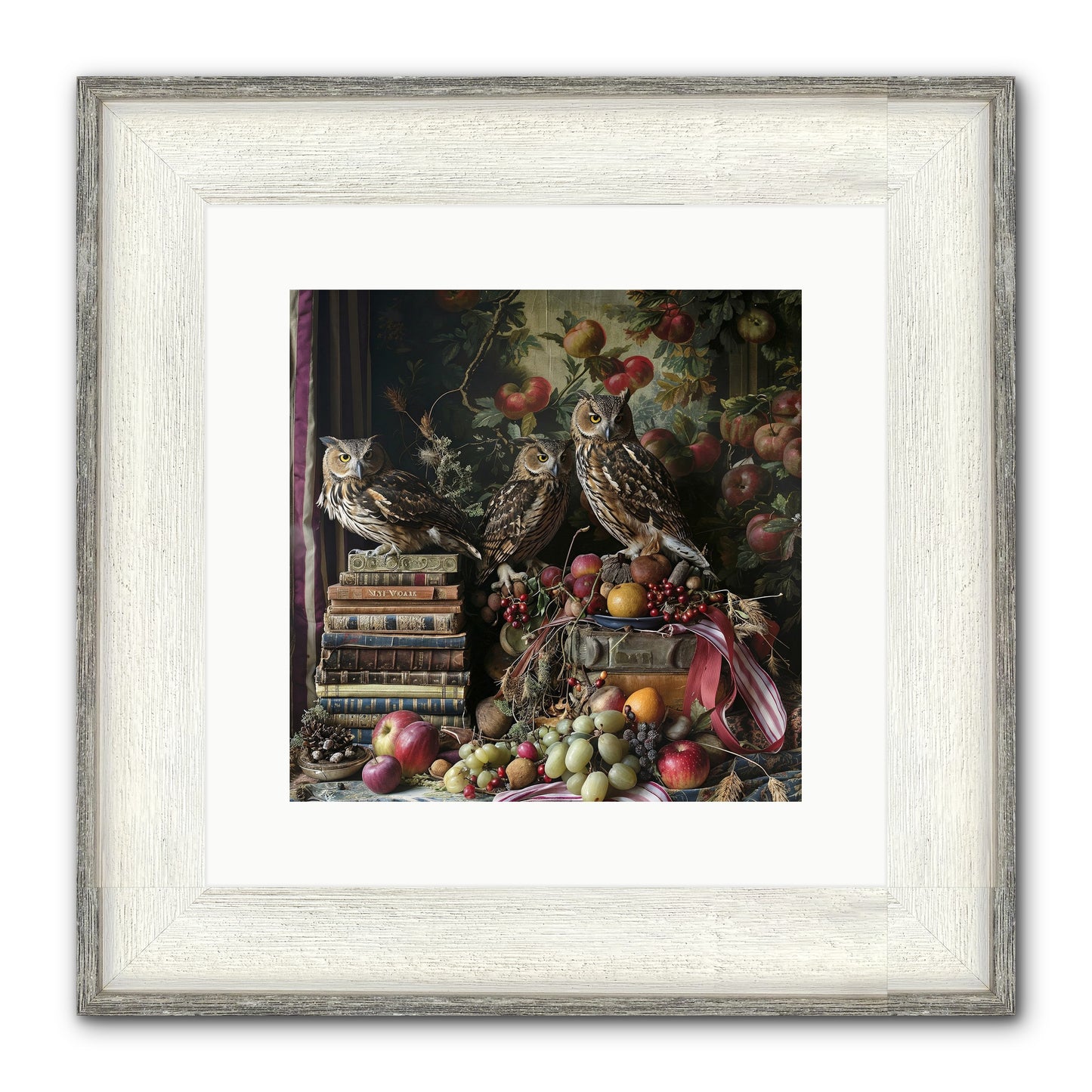 Vestige Of Solitude Framed Print - Driftwood White 12x12