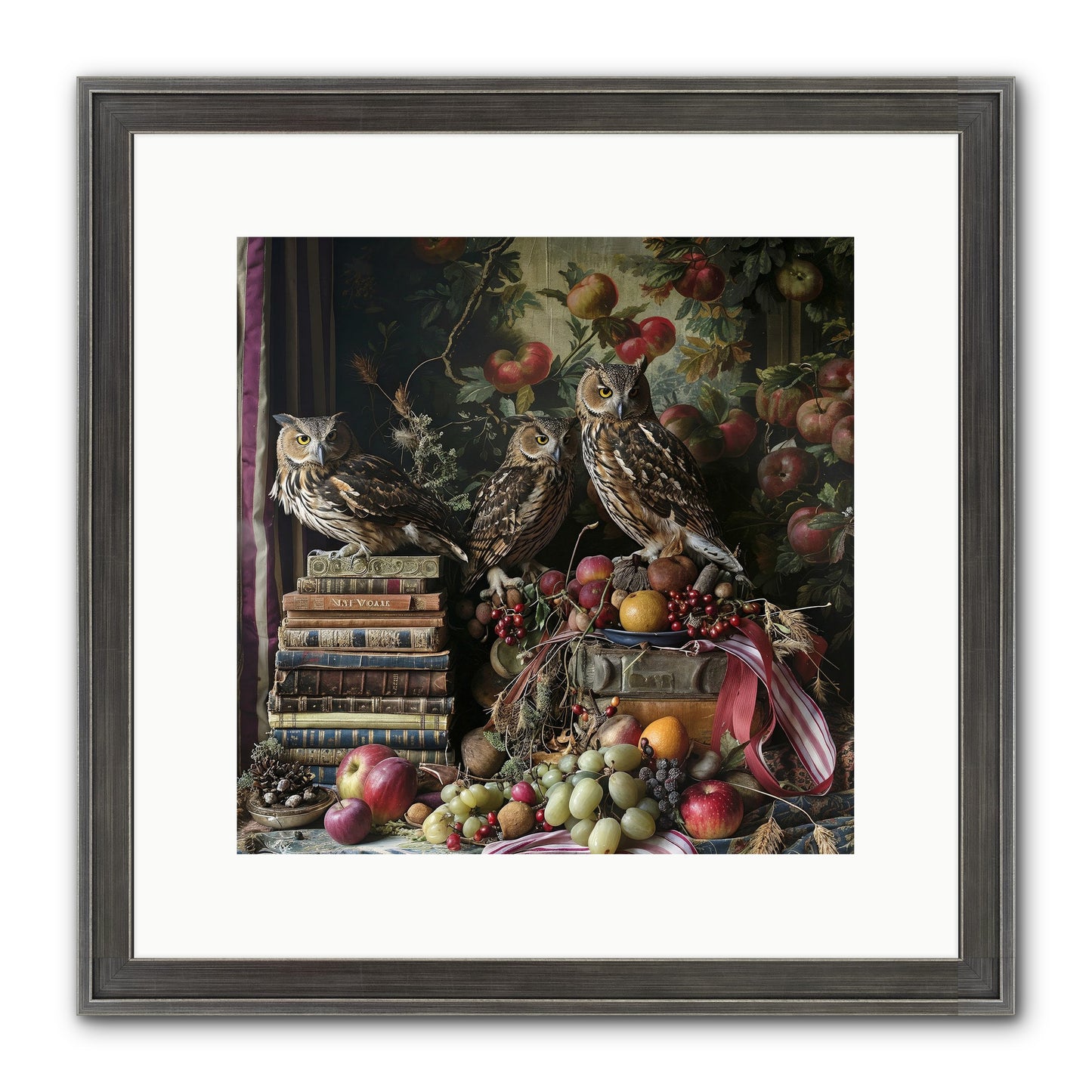 Vestige Of Solitude Framed Print - Slimwoods Black/Silver 12x12