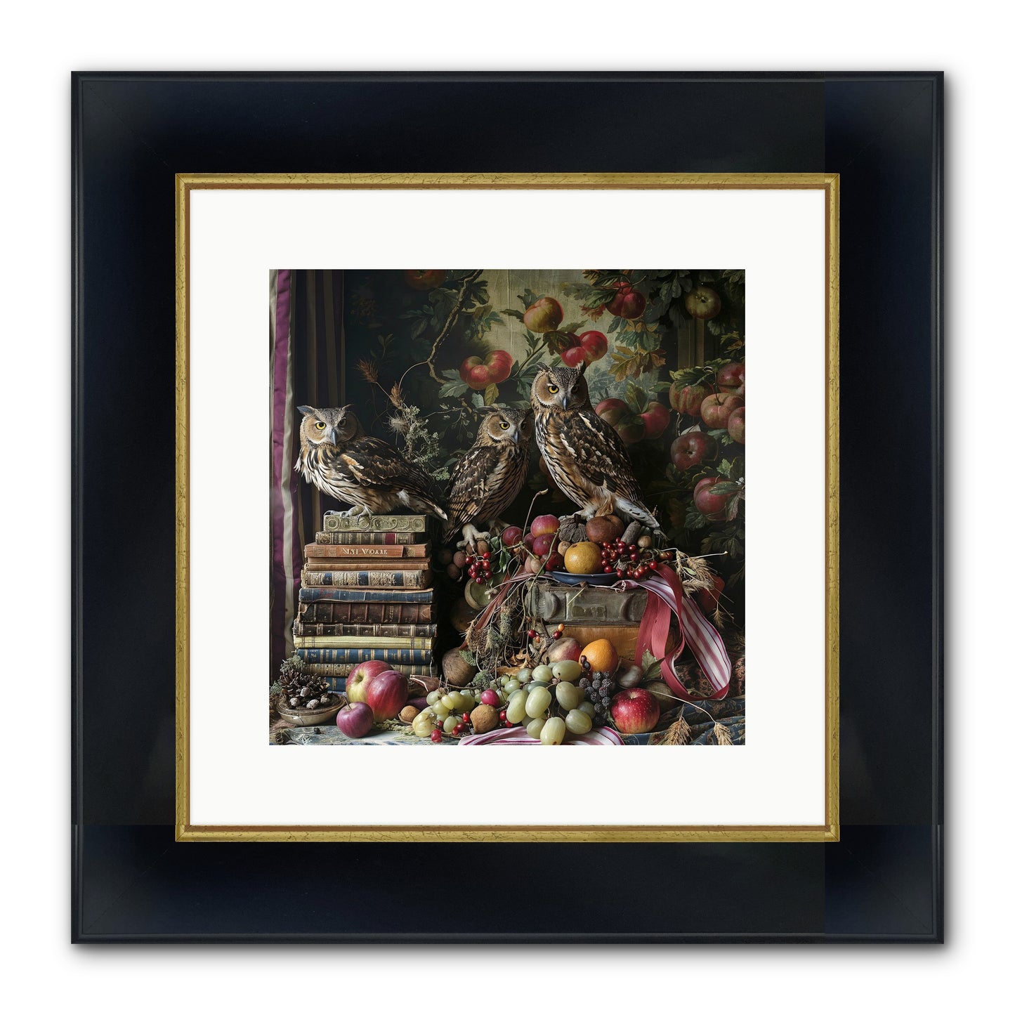Vestige Of Solitude Framed Print - Wide Black w/Gold 12x12
