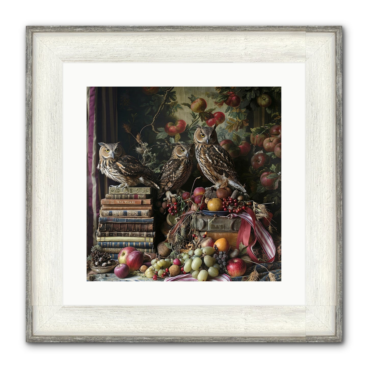 Vestige Of Solitude Framed Print - Driftwood White 16x16