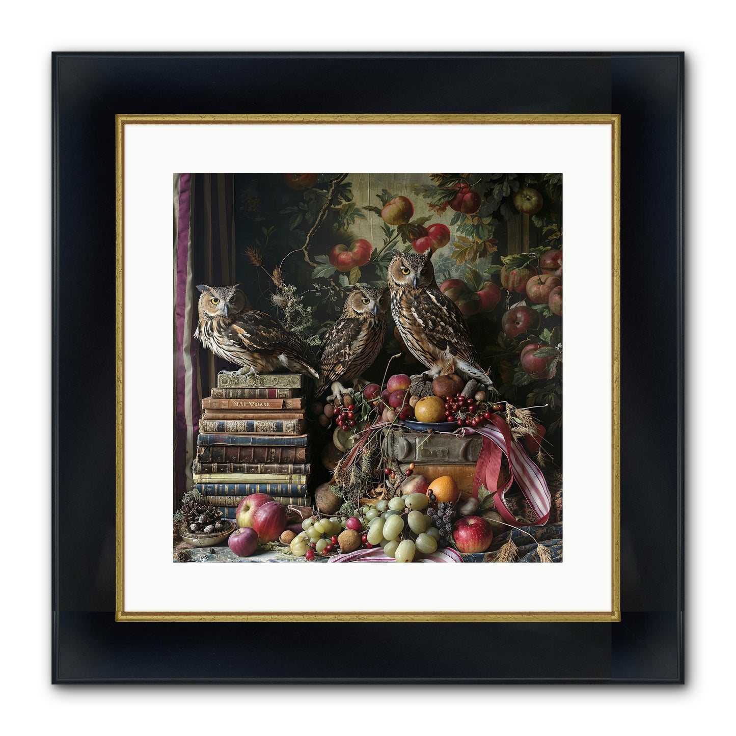 Vestige Of Solitude Framed Print - Wide Black w/Gold 16x16