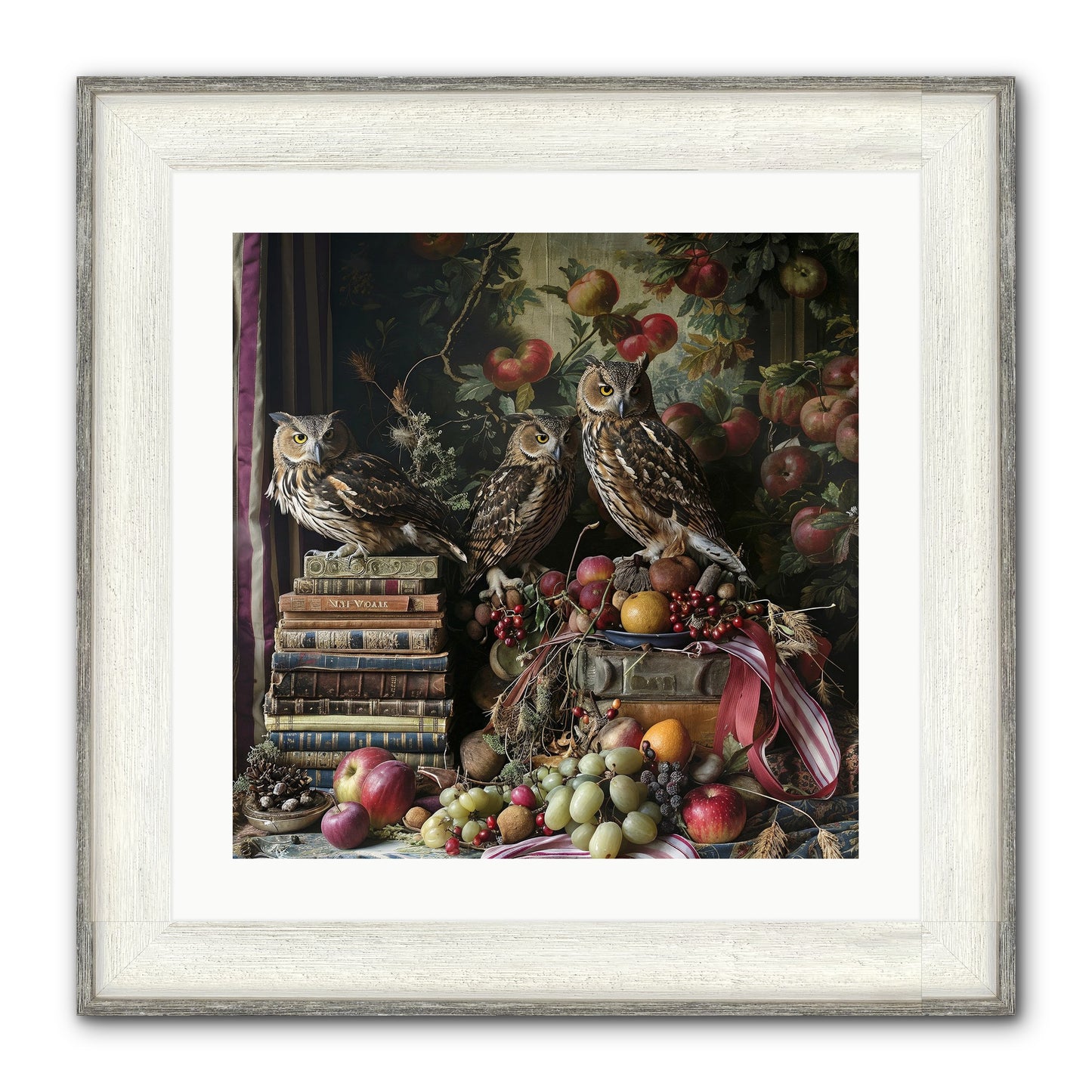 Vestige Of Solitude Framed Print - Driftwood White 20x20