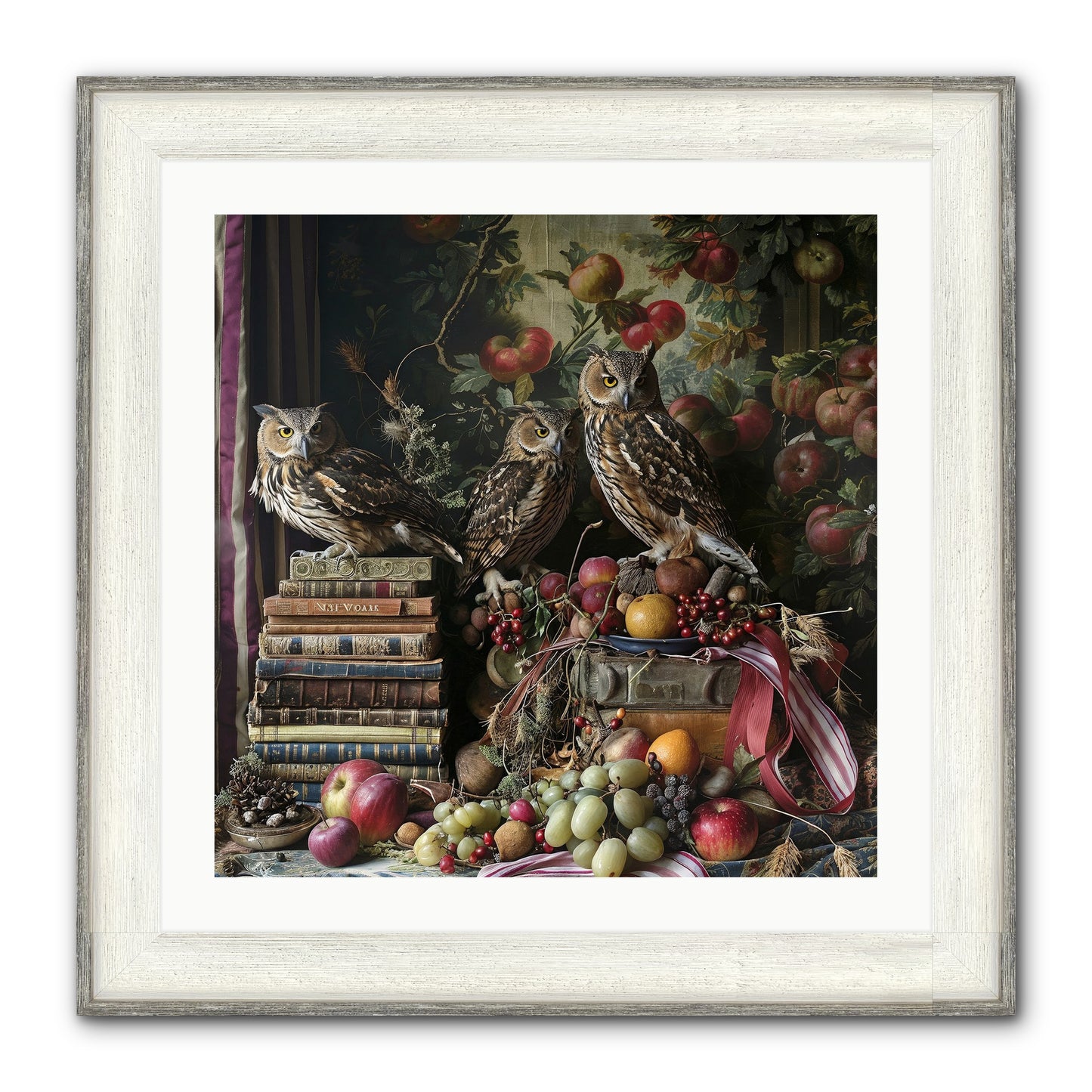 Vestige Of Solitude Framed Print - Driftwood White 24x24