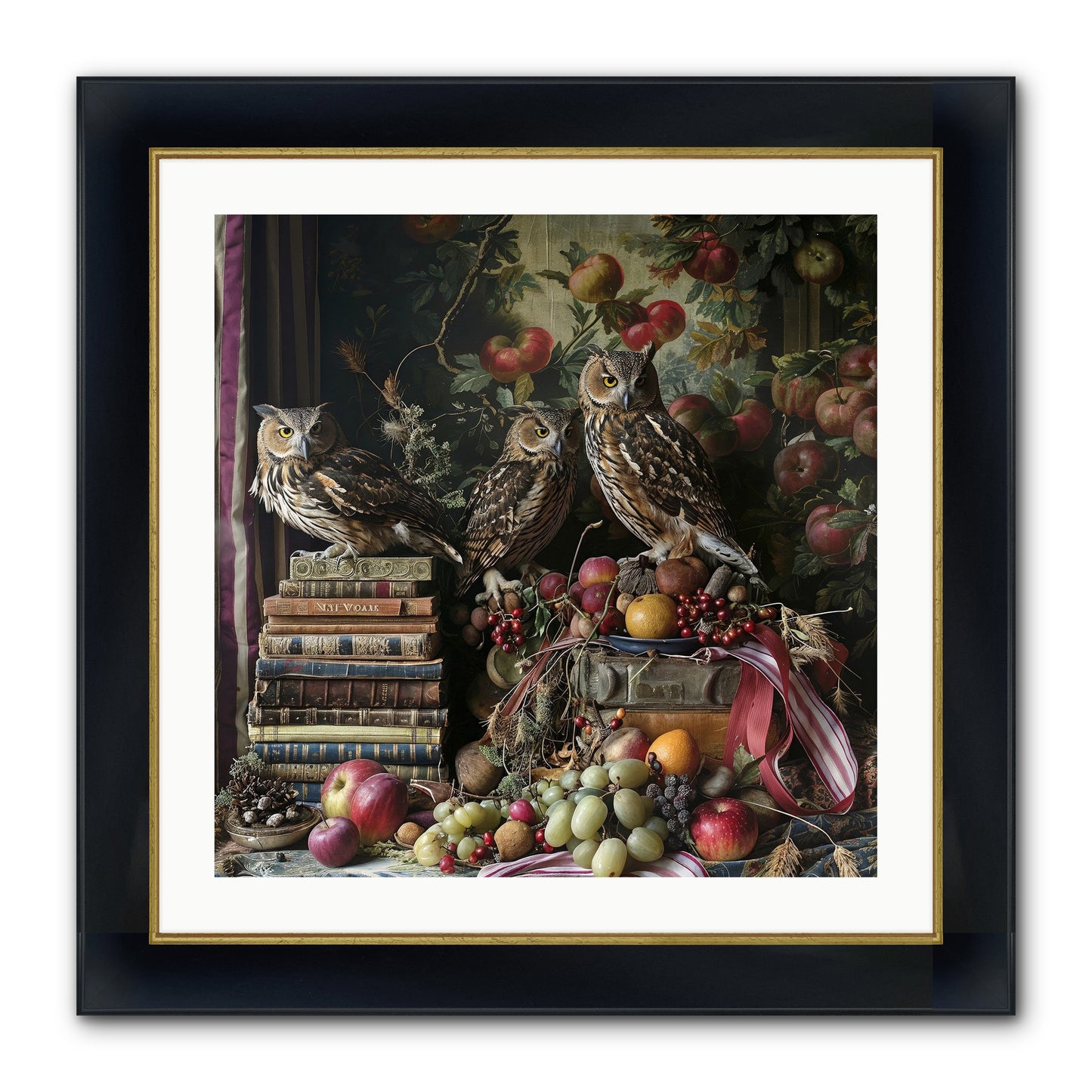 Vestige Of Solitude Framed Print - Wide Black w/Gold 24x24