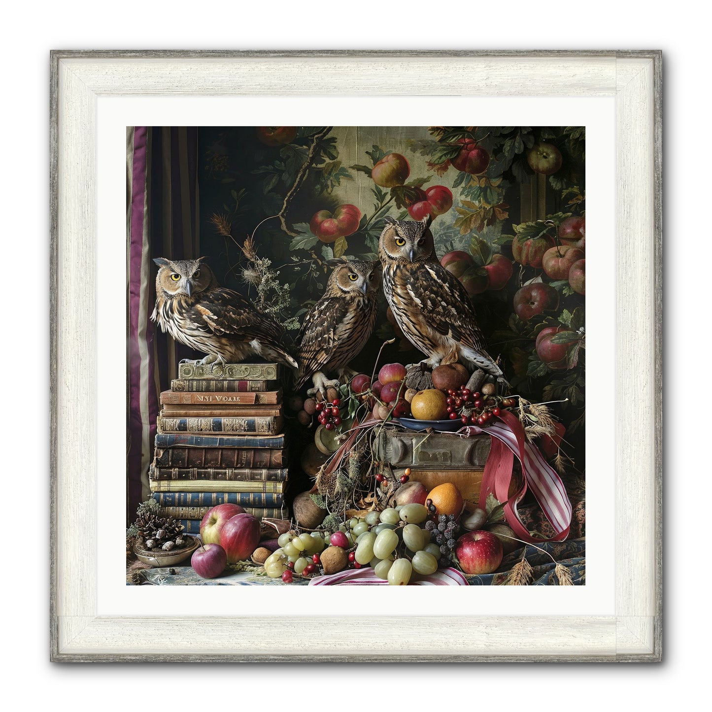Vestige Of Solitude Framed Print - Driftwood White 30x30