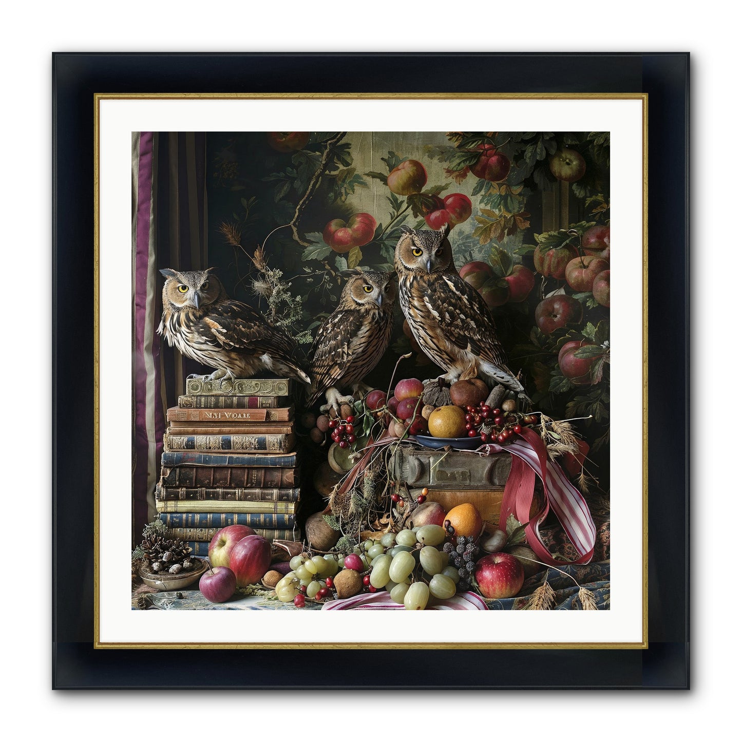 Vestige Of Solitude Framed Print - Wide Black w/Gold 30x30