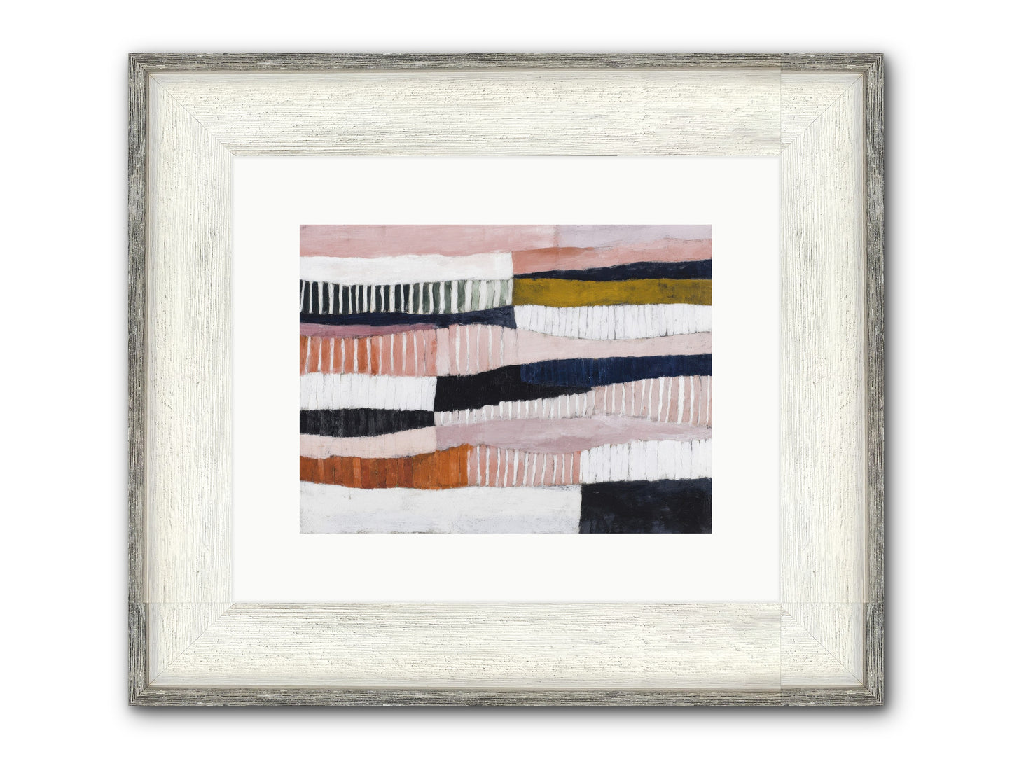 Virelay Framed Print - Driftwood White 12x9