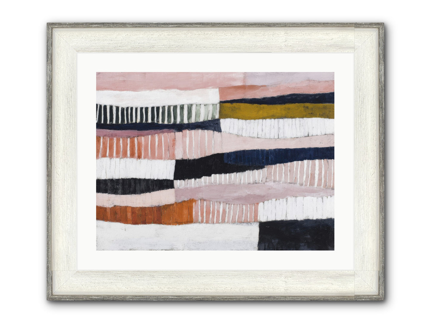 Virelay Framed Print - Driftwood White 24x18