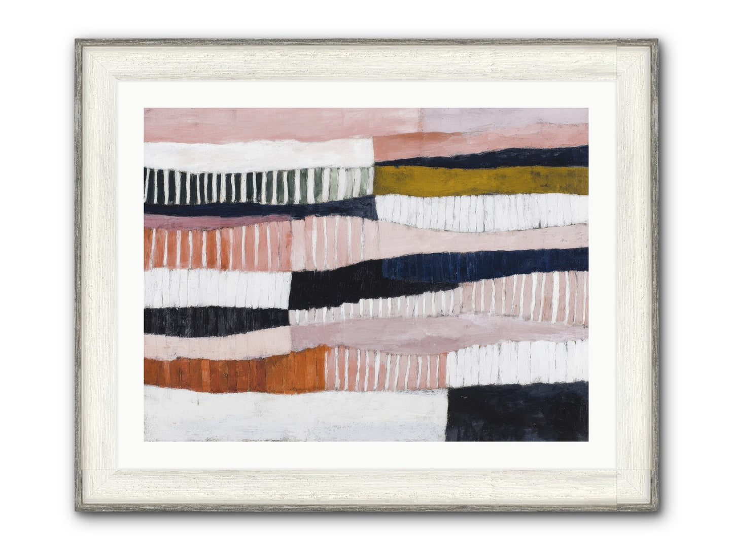 Virelay Framed Print - Driftwood White 32x24