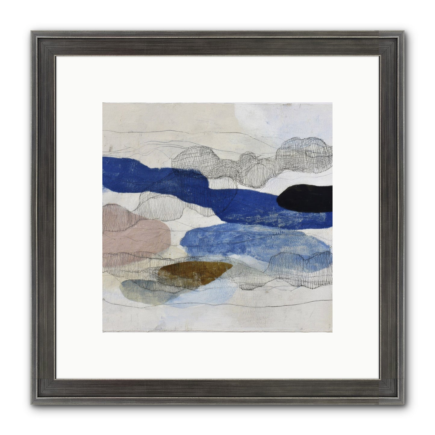 Vireo Framed Print - Slimwoods Black/Silver 10x10