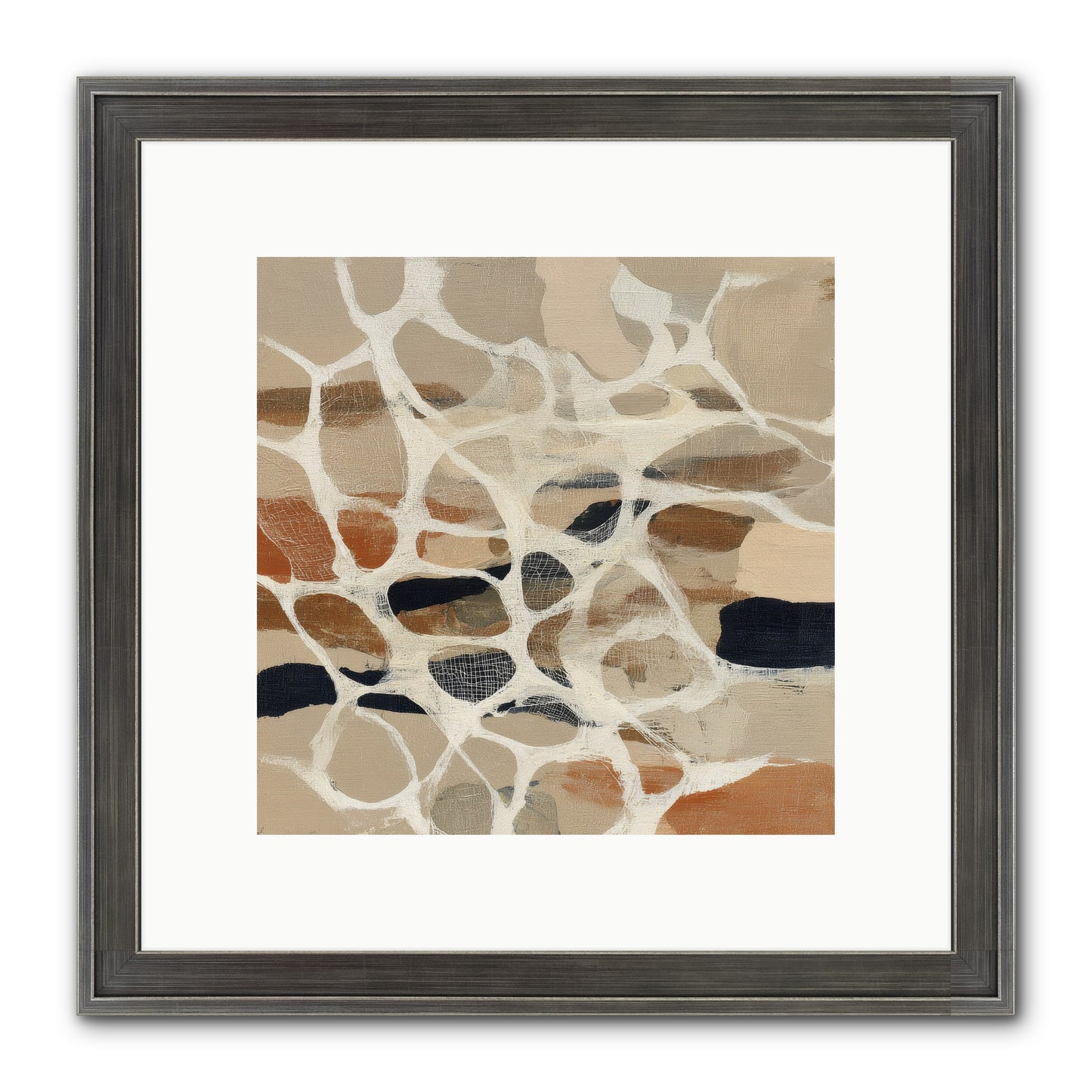 Voltage Framed Print - Slimwoods Black/Silver 10x10