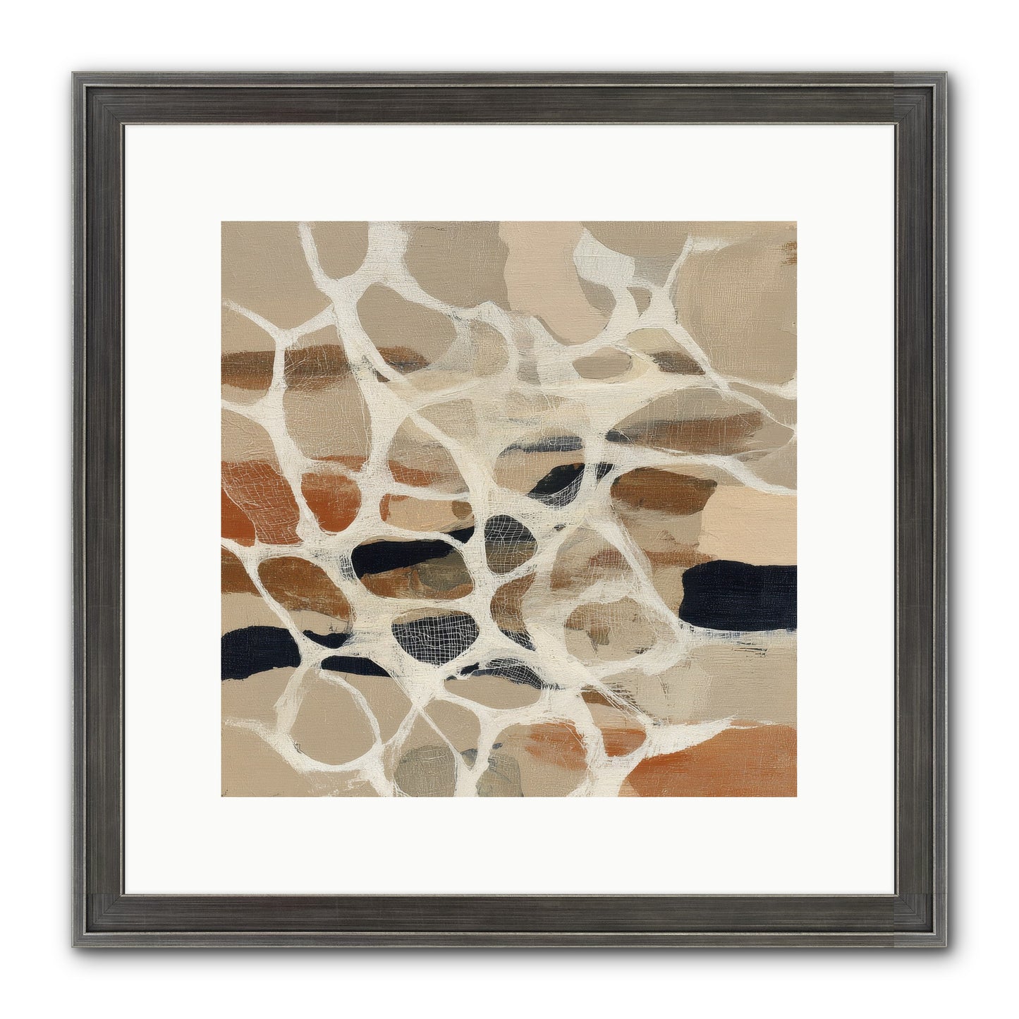 Voltage Framed Print - Slimwoods Black/Silver 12x12