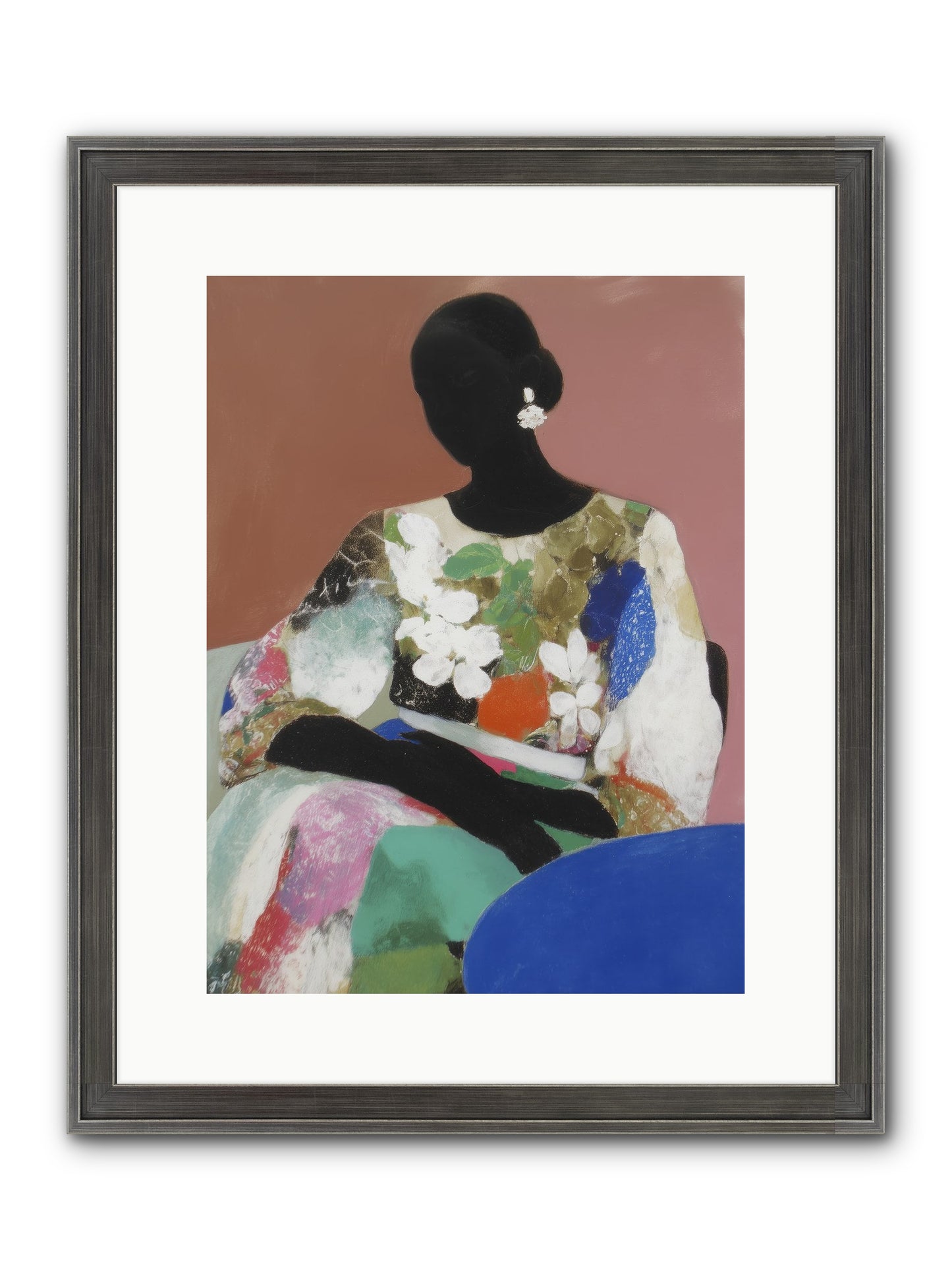 Voyeur Framed Print - Slimwoods Black/Silver 12x16
