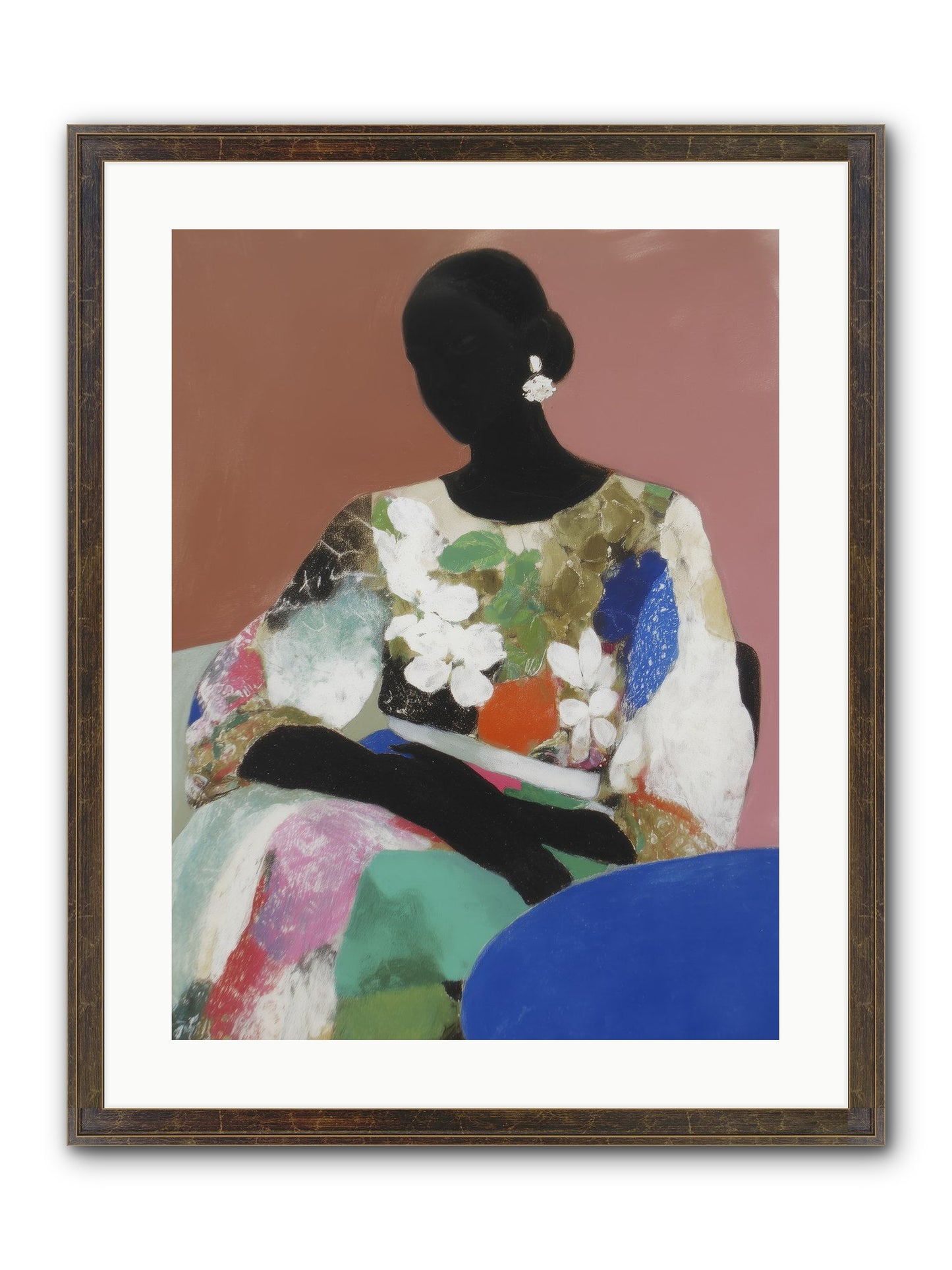 Voyeur Framed Print - Slimwoods Black/Gold 18x24
