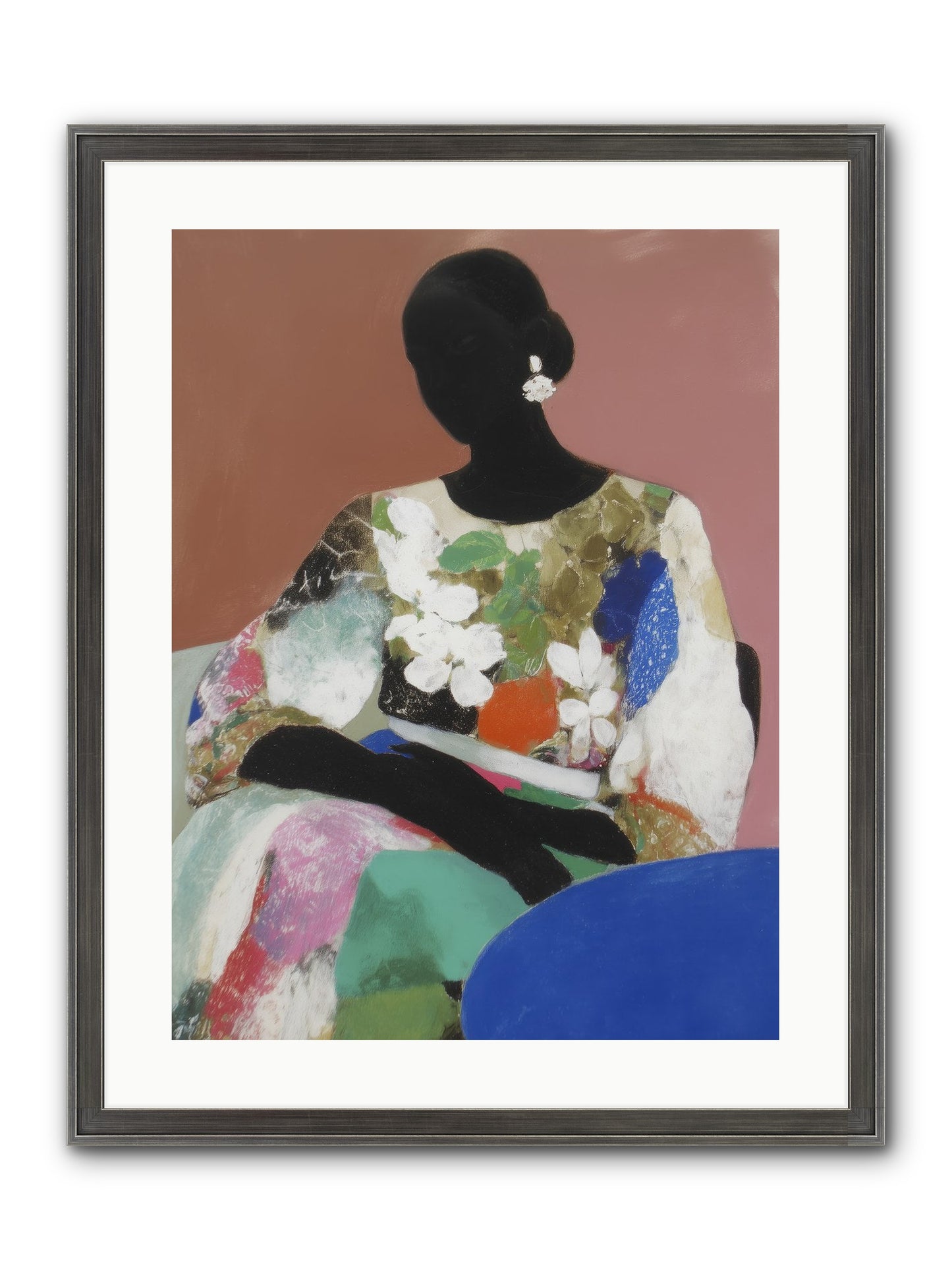 Voyeur Framed Print - Slimwoods Black/Silver 18x24