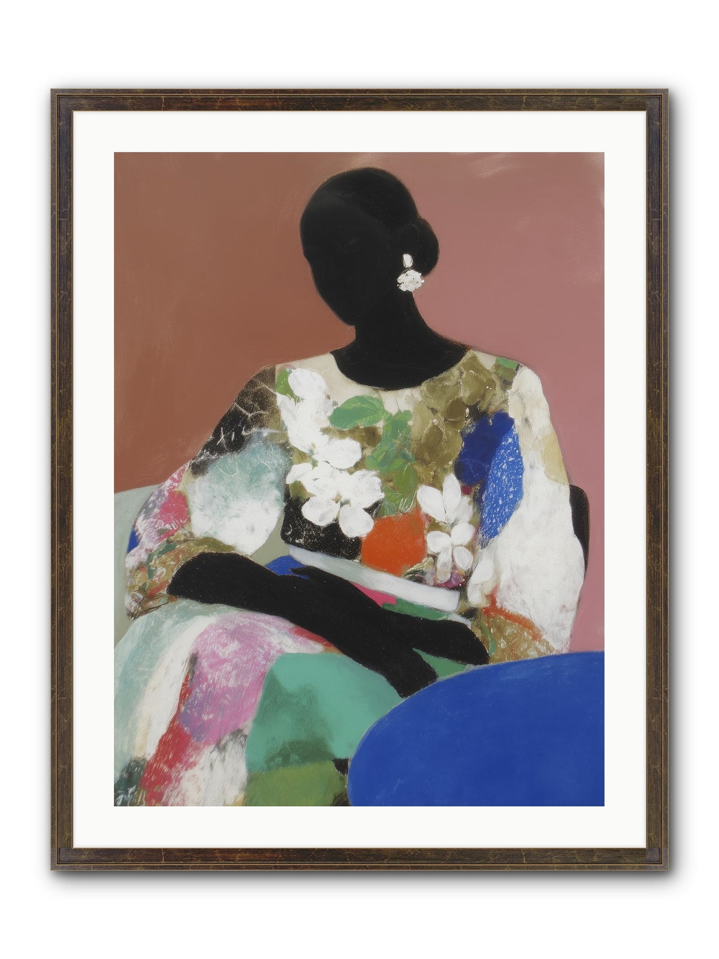 Voyeur Framed Print - Slimwoods Black/Gold 24x32