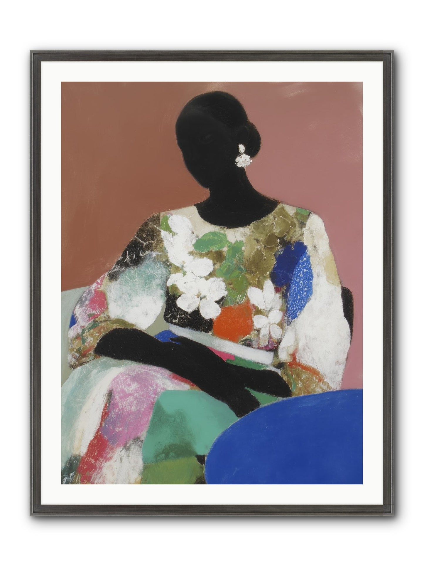 Voyeur Framed Print - Slimwoods Black/Silver 30x40