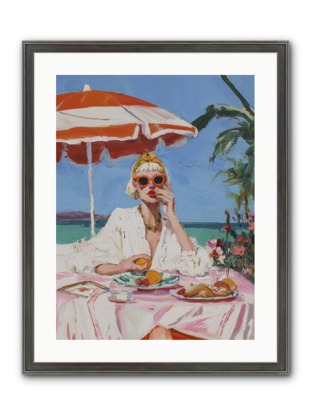 Wake Up Call Framed Print - Slimwoods Black/Silver 18x24