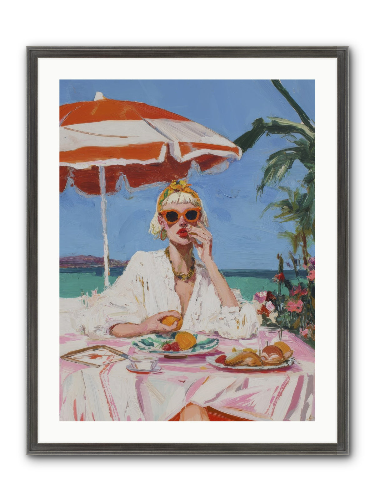 Wake Up Call Framed Print - Slimwoods Black/Silver 24x32
