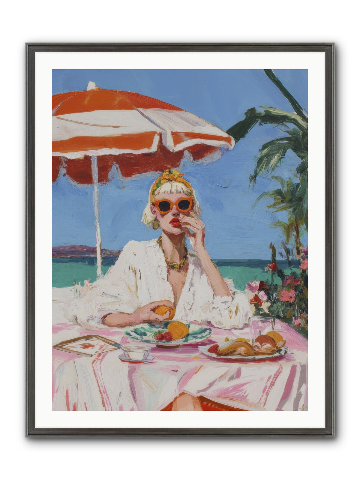 Wake Up Call Framed Print - Slimwoods Black/Silver 30x40