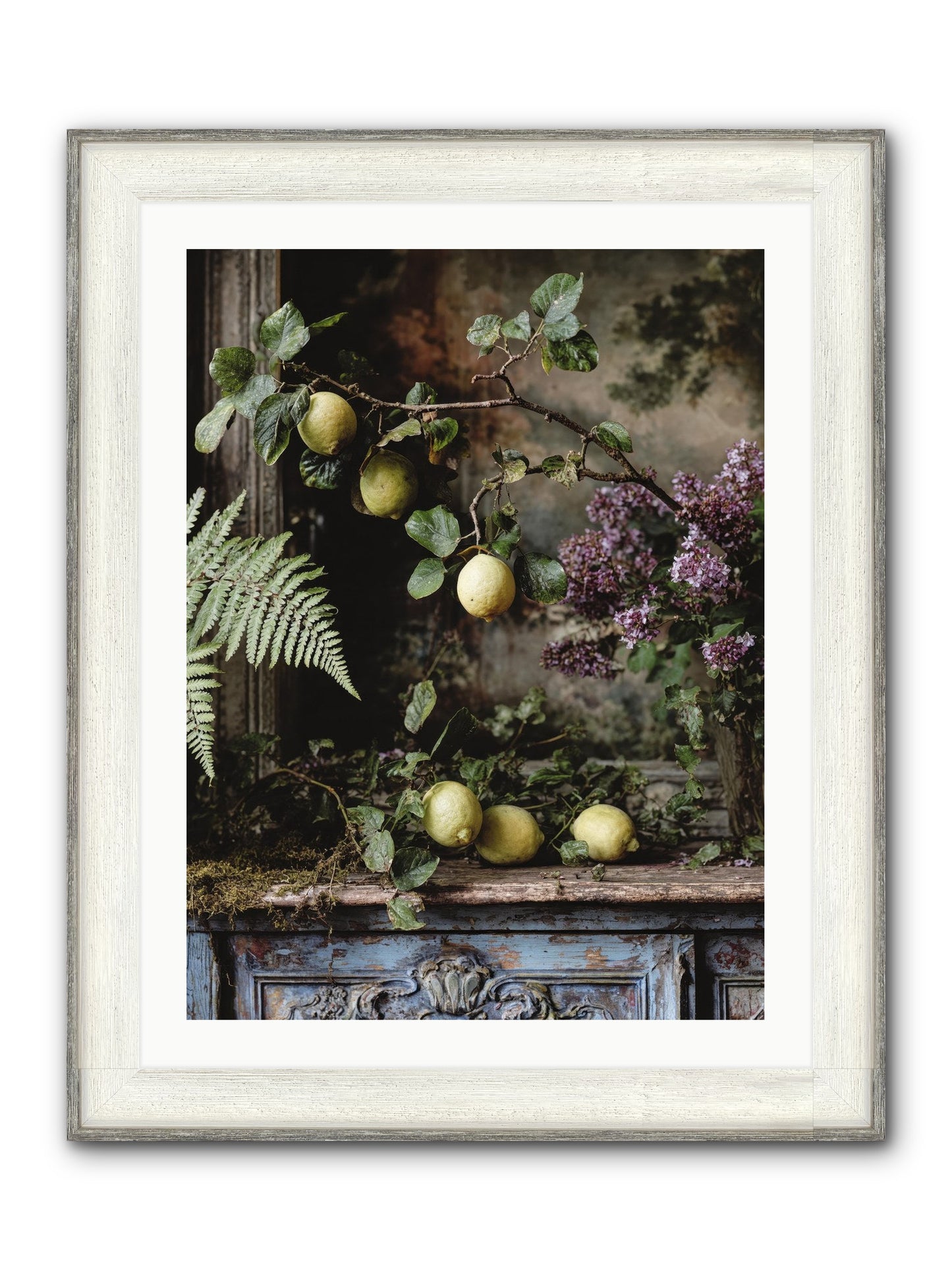 Wallace Framed Print - Driftwood White 24x32