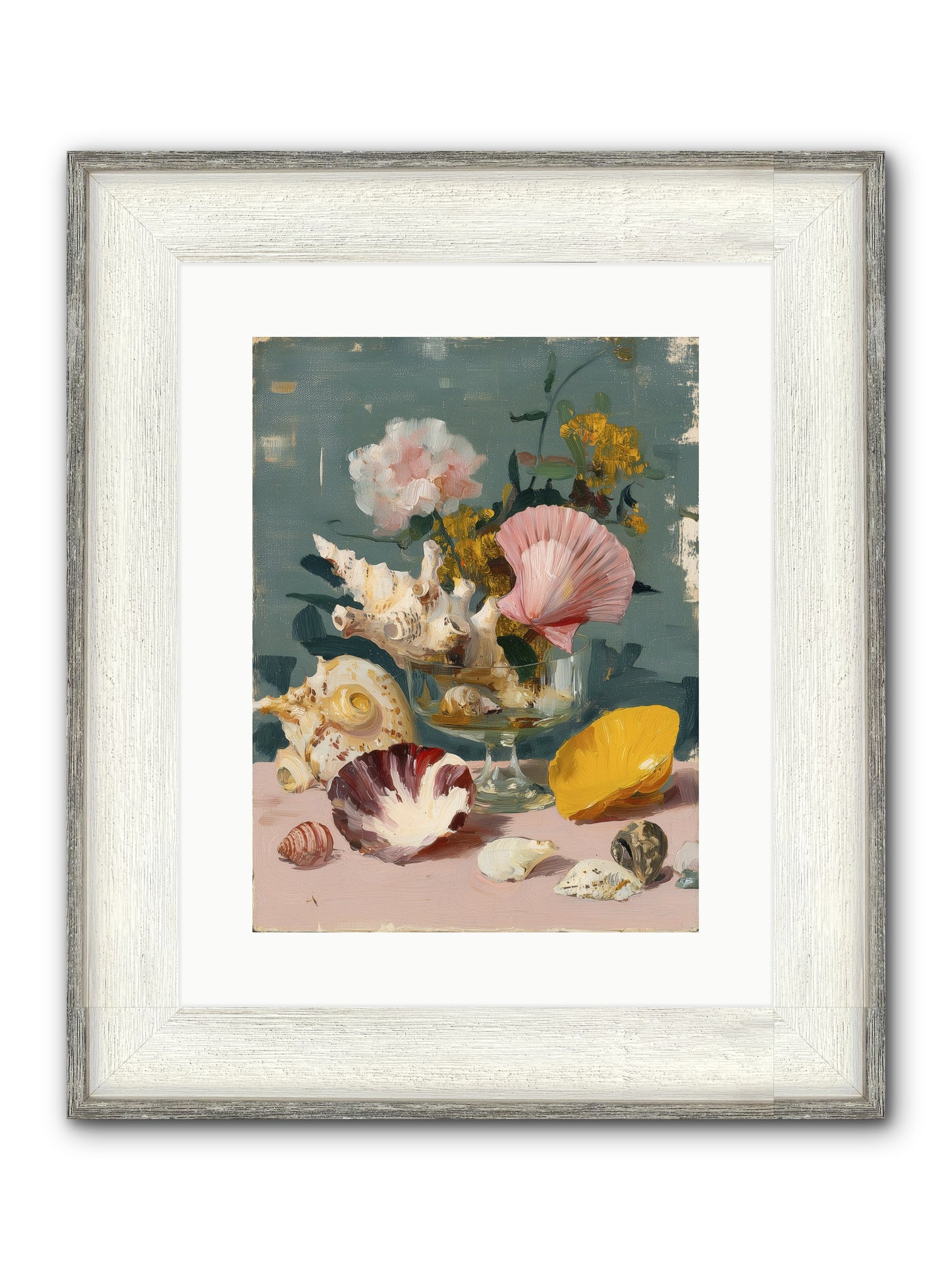 Wanderer's Wonder Framed Print - Driftwood White 12x16