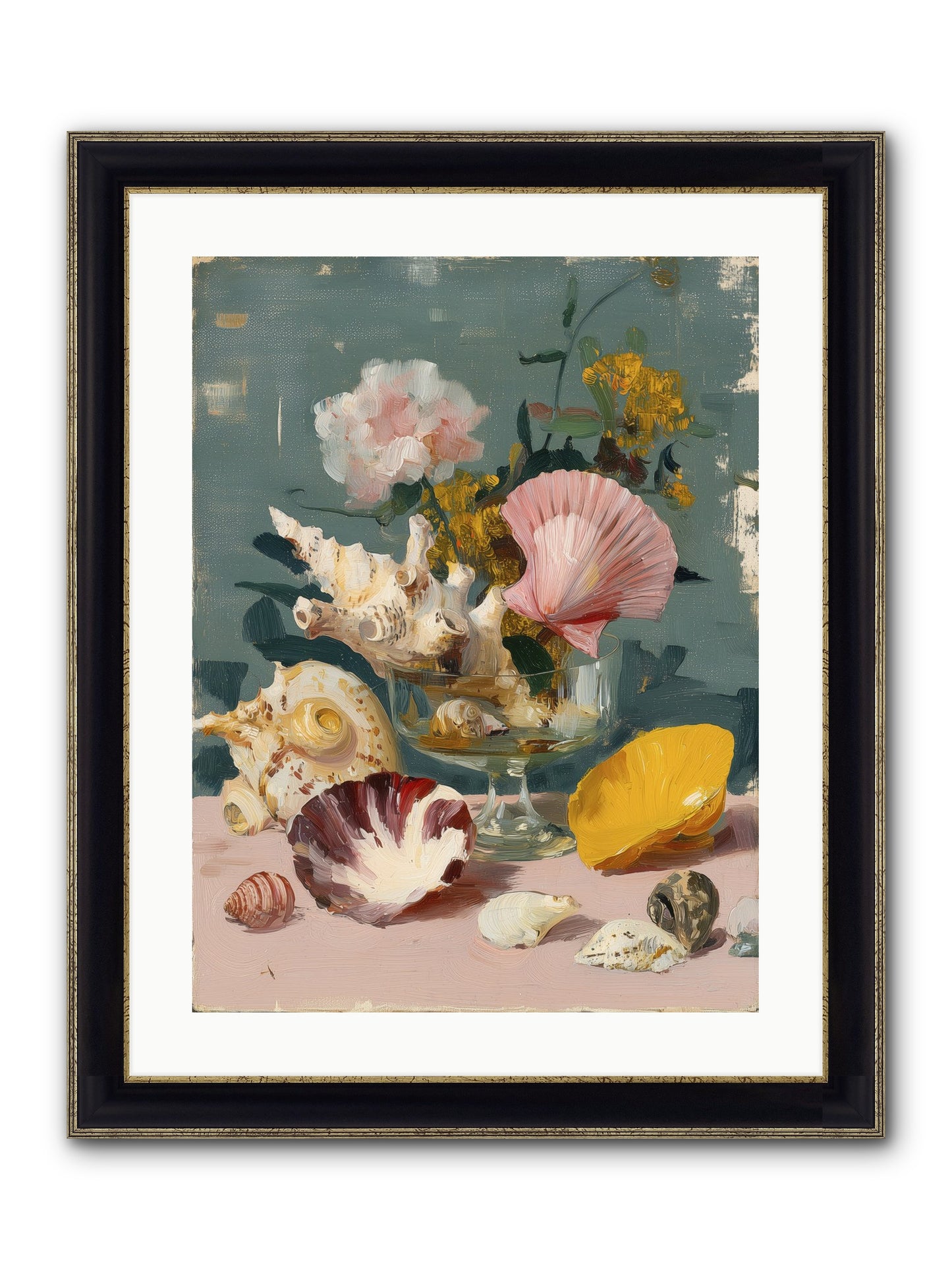 Wanderer's Wonder Framed Print - Black & Gold 18x24