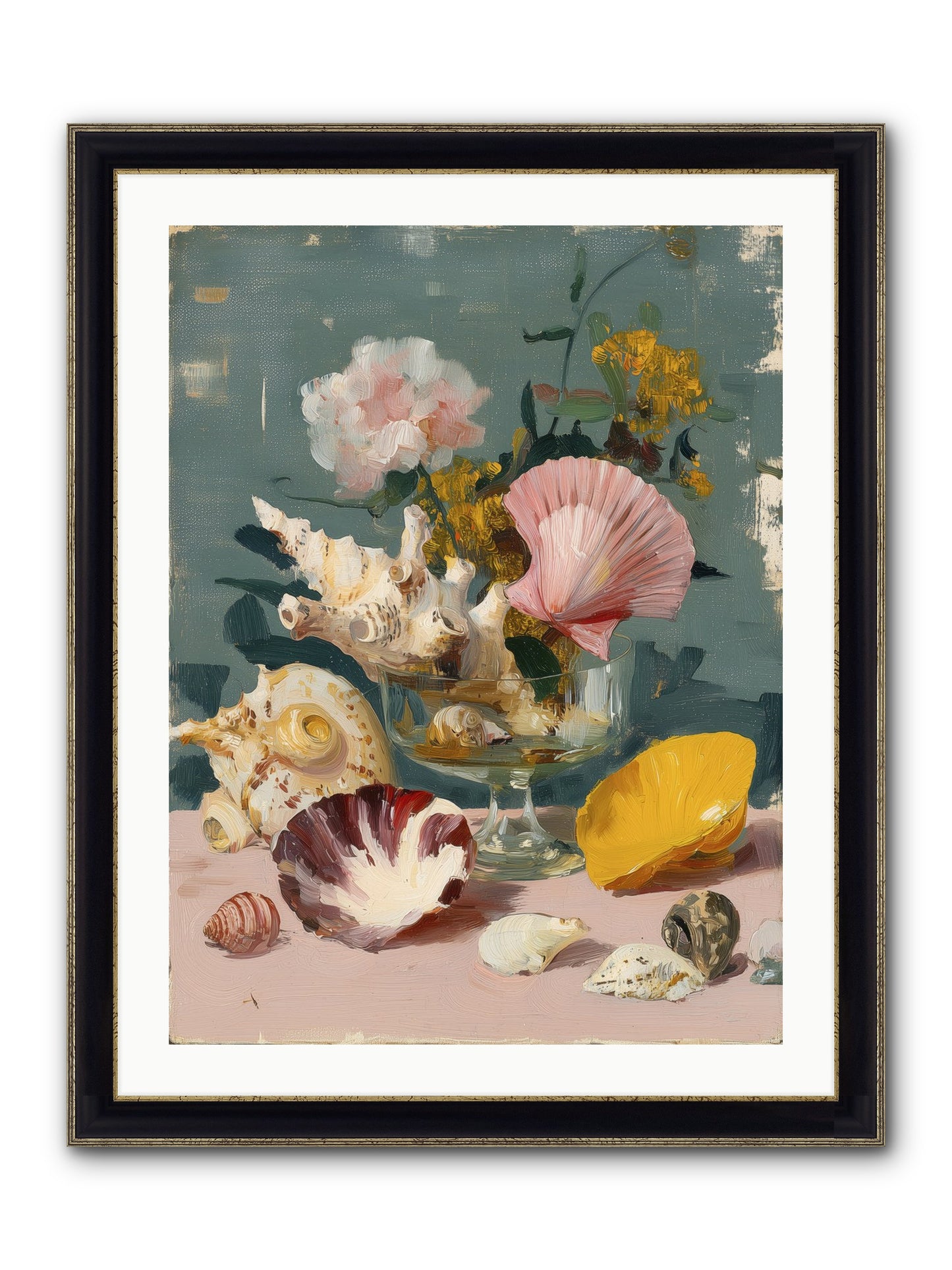 Wanderer's Wonder Framed Print - Black & Gold 24x32