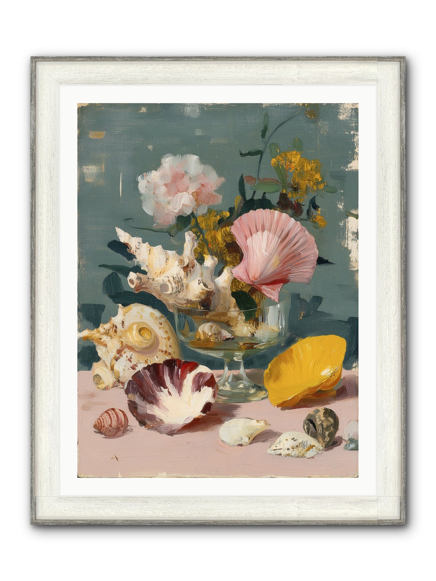 Wanderer's Wonder Framed Print - Driftwood White 30x40