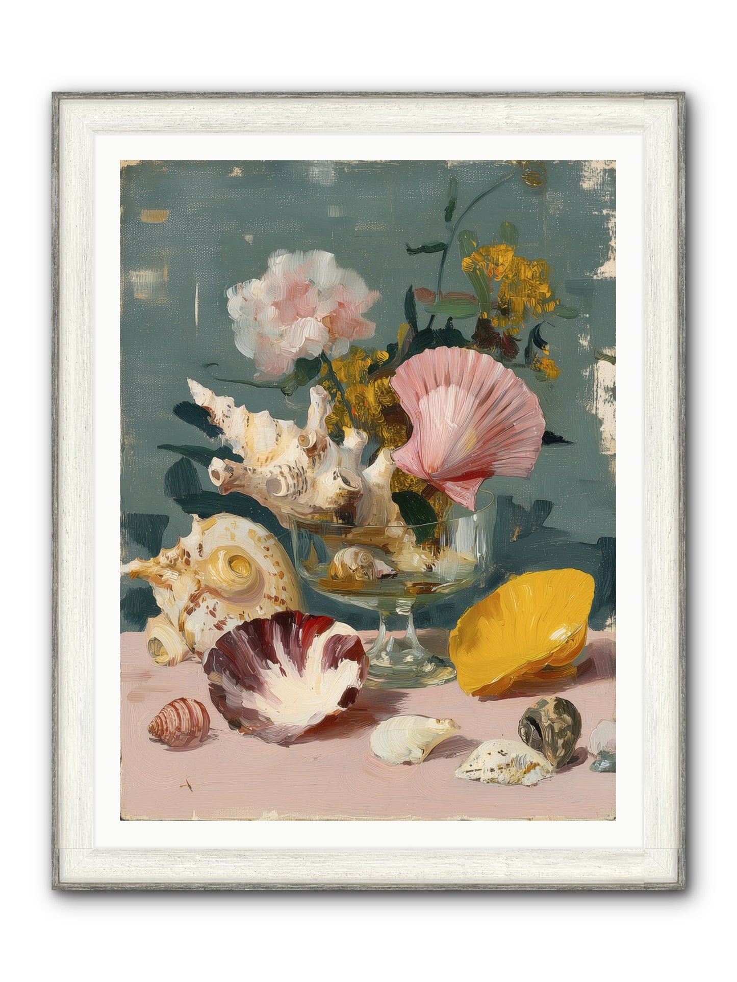 Wanderer's Wonder Framed Print - Driftwood White 36x48