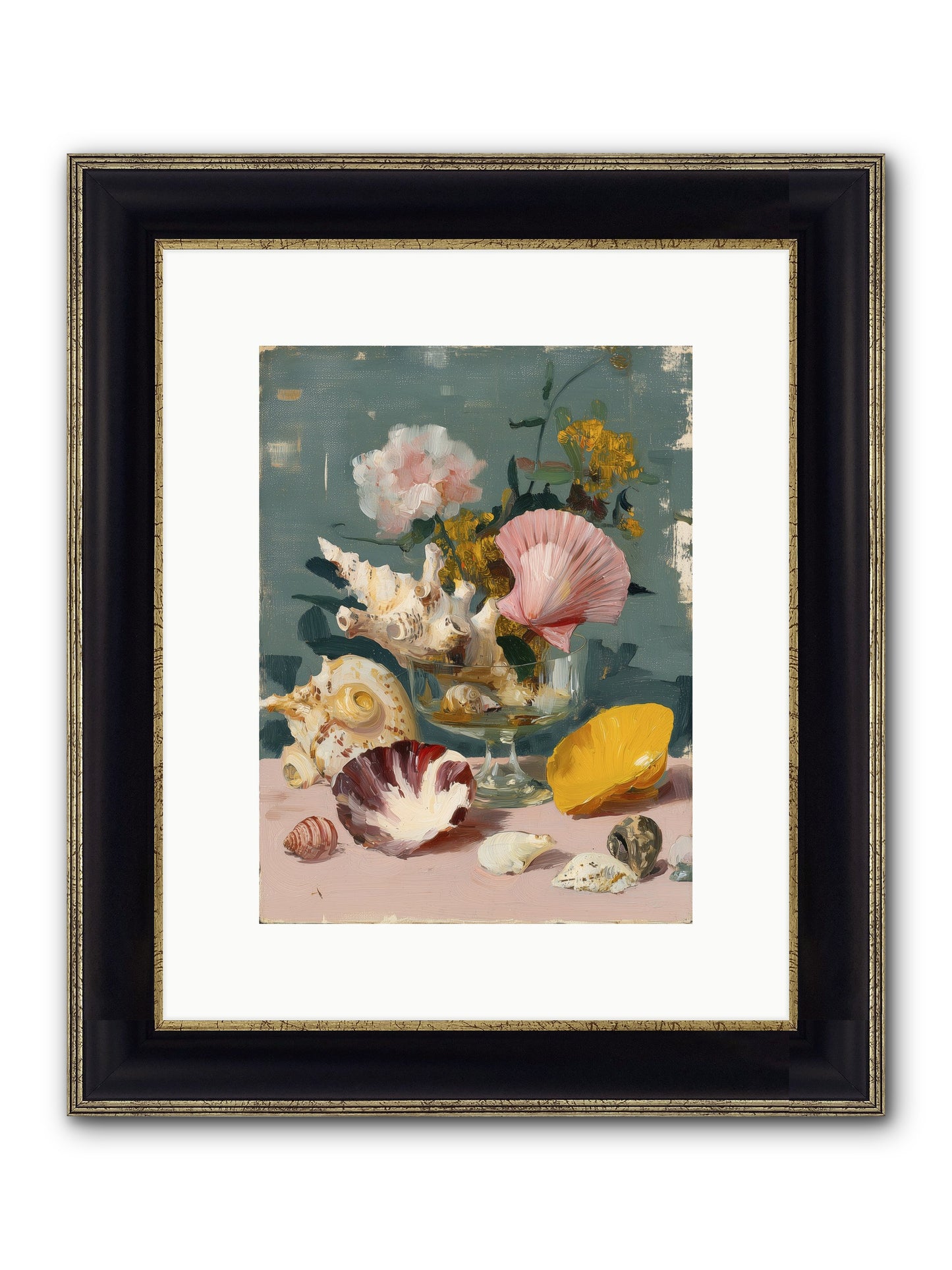 Wanderer's Wonder Framed Print - Black & Gold 9x12