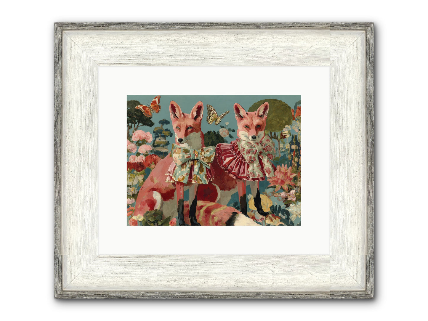 Wandering Muses Framed Print - Driftwood White 12x9