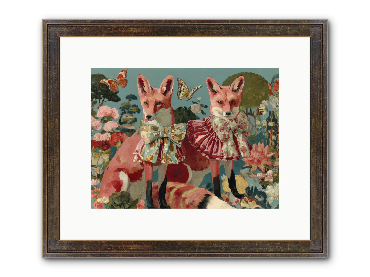Wandering Muses Framed Print - Slimwoods Black/Gold 12x9