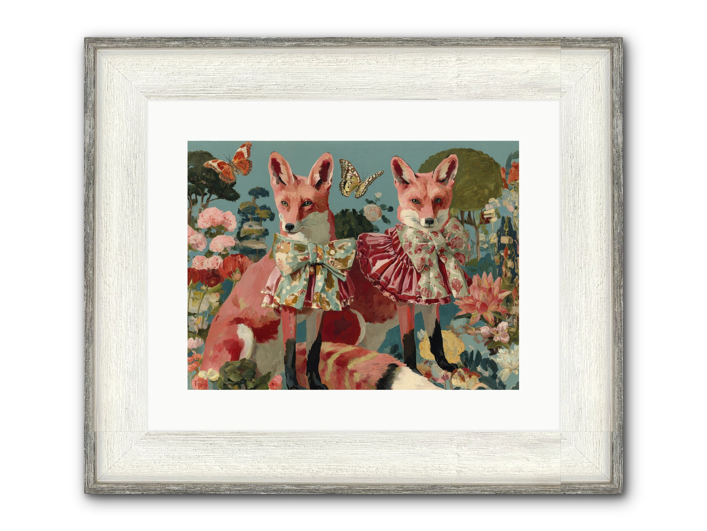 Wandering Muses Framed Print - Driftwood White 16x12
