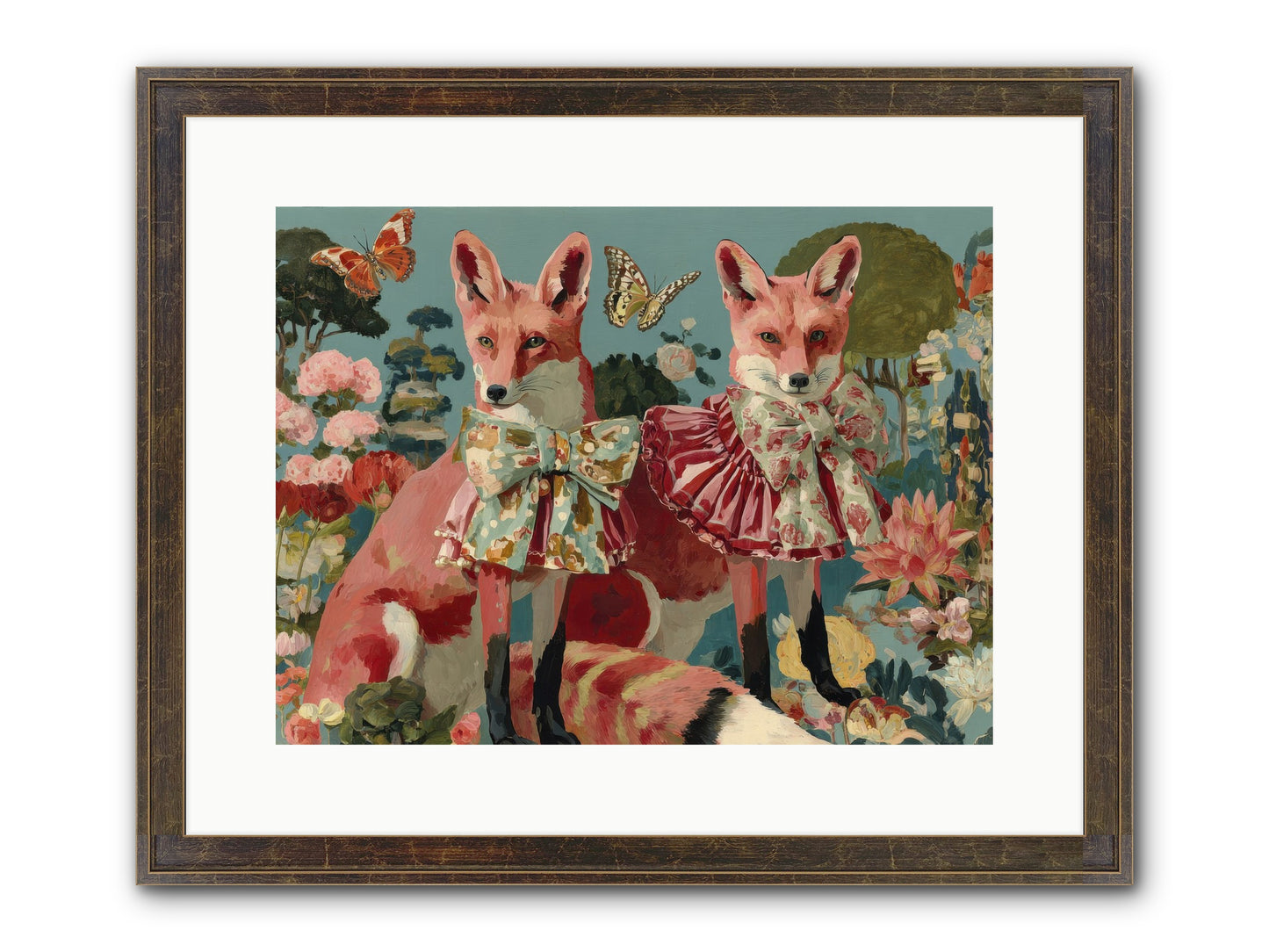 Wandering Muses Framed Print - Slimwoods Black/Gold 16x12