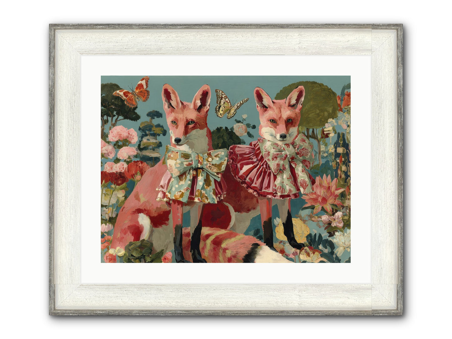Wandering Muses Framed Print - Driftwood White 24x18
