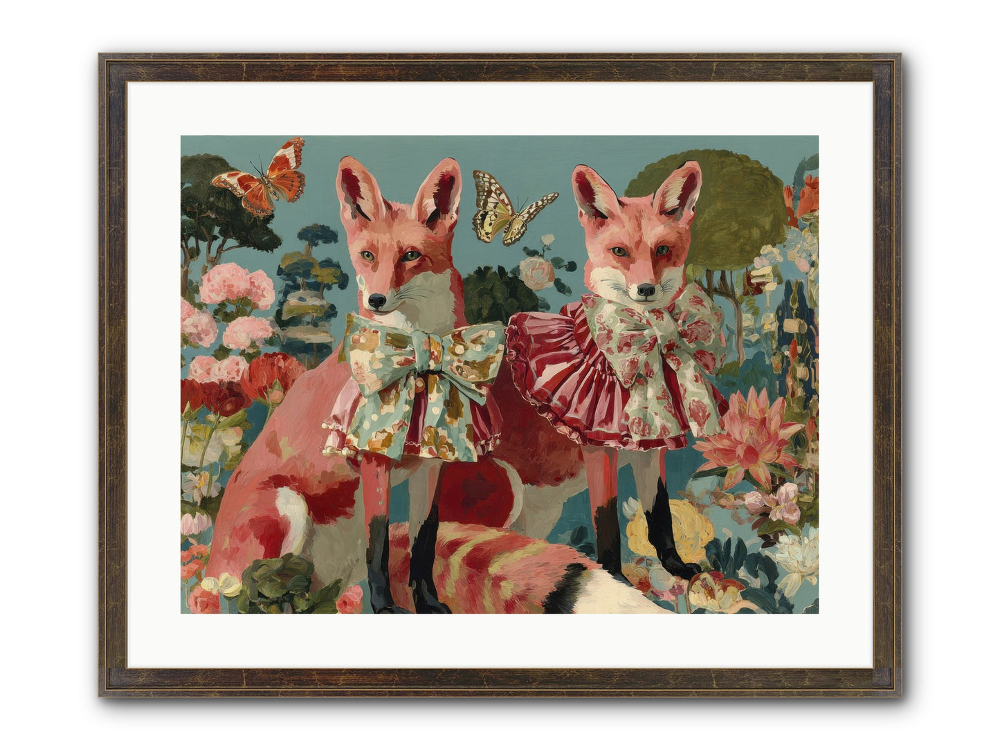 Wandering Muses Framed Print - Slimwoods Black/Gold 24x18