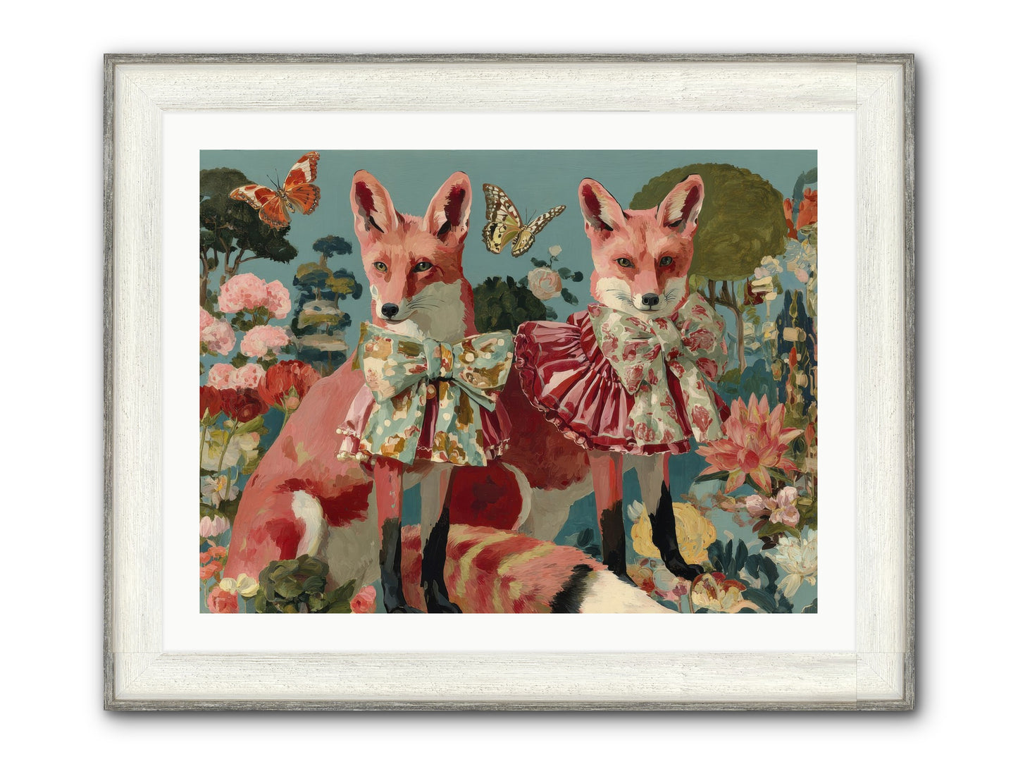 Wandering Muses Framed Print - Driftwood White 32x24
