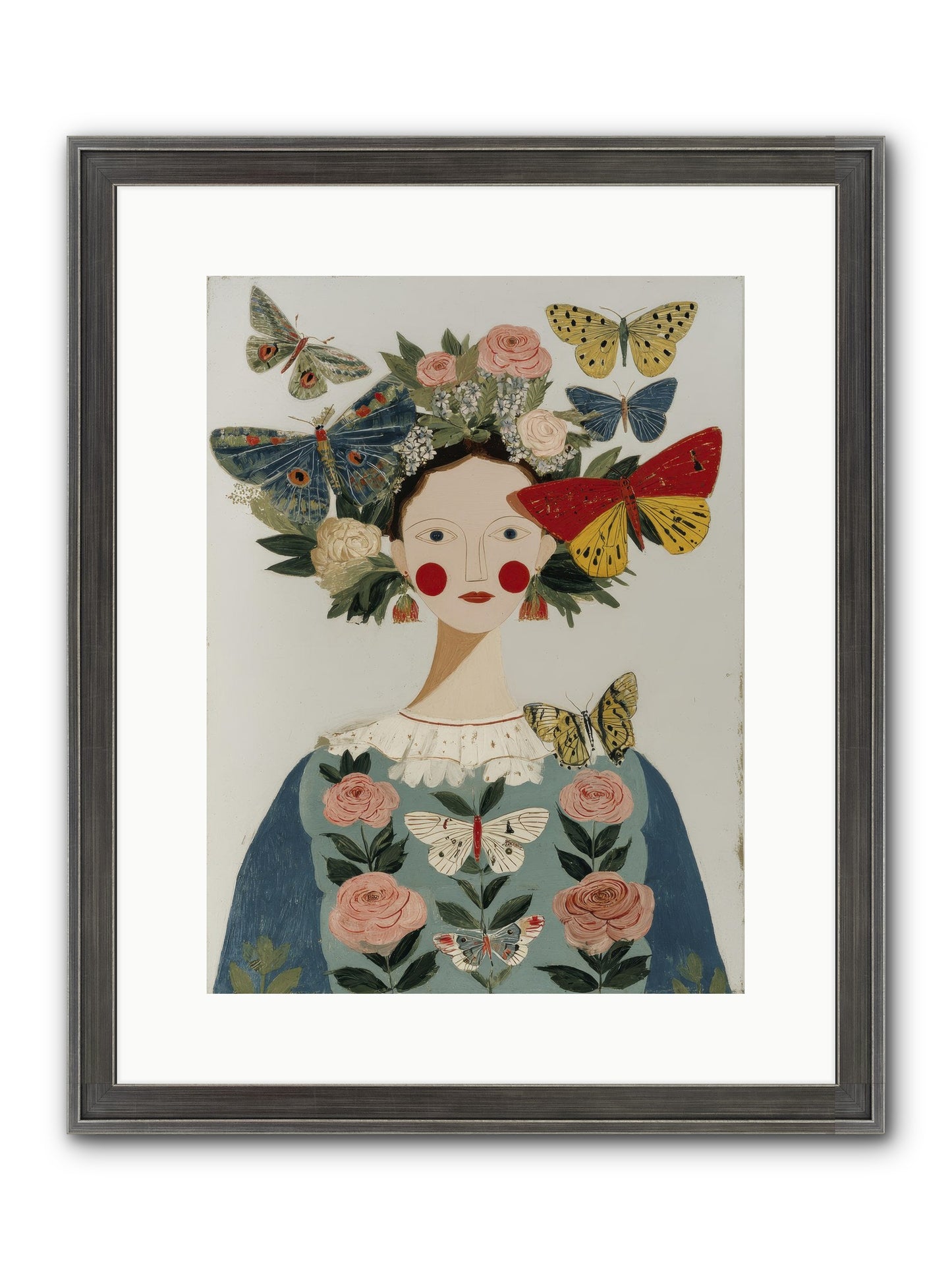 Wandering Season Framed Print - Slimwoods Black/Silver 12x16