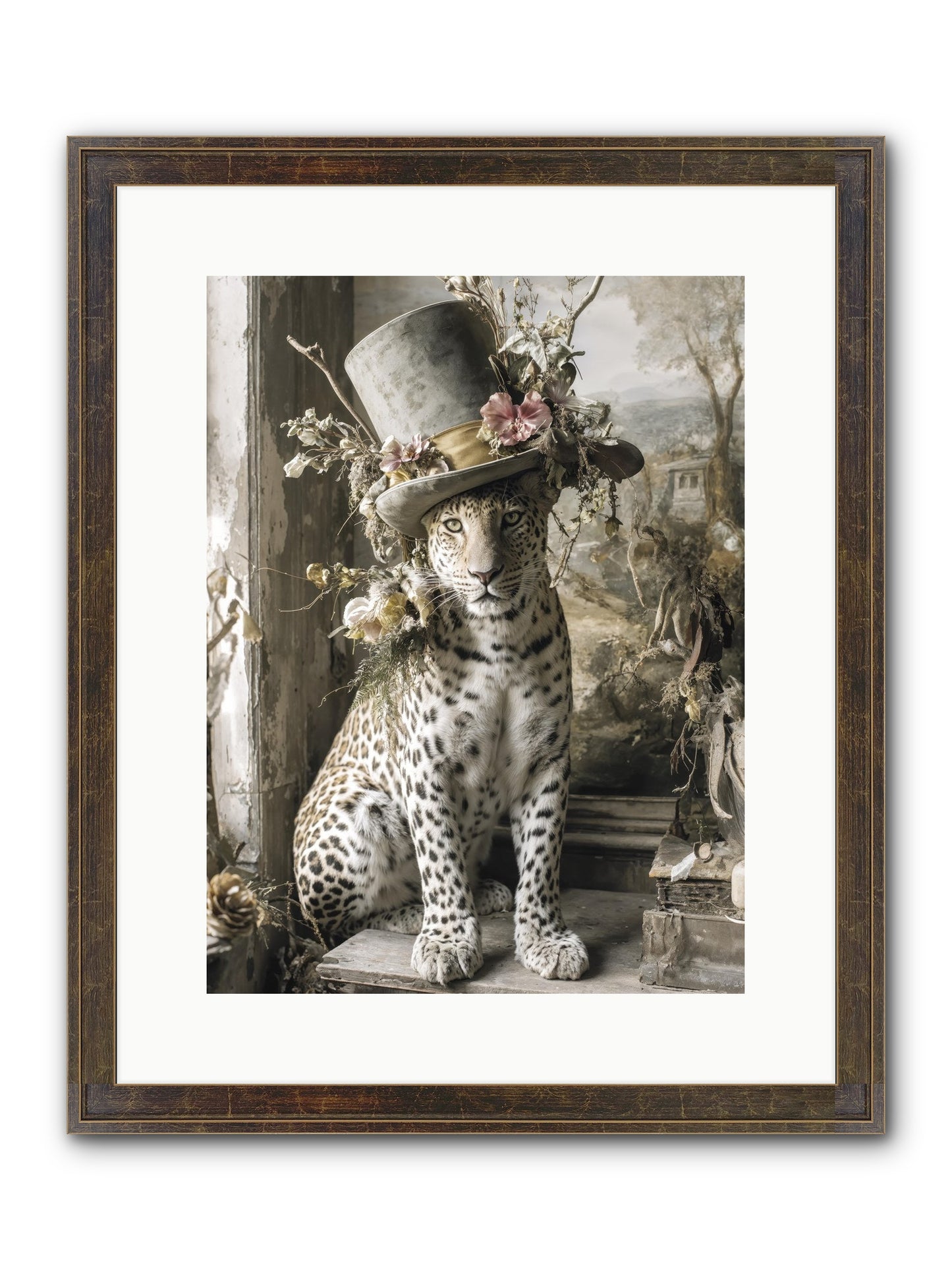 Wanderlust Framed Print - Slimwoods Black/Gold 12x16
